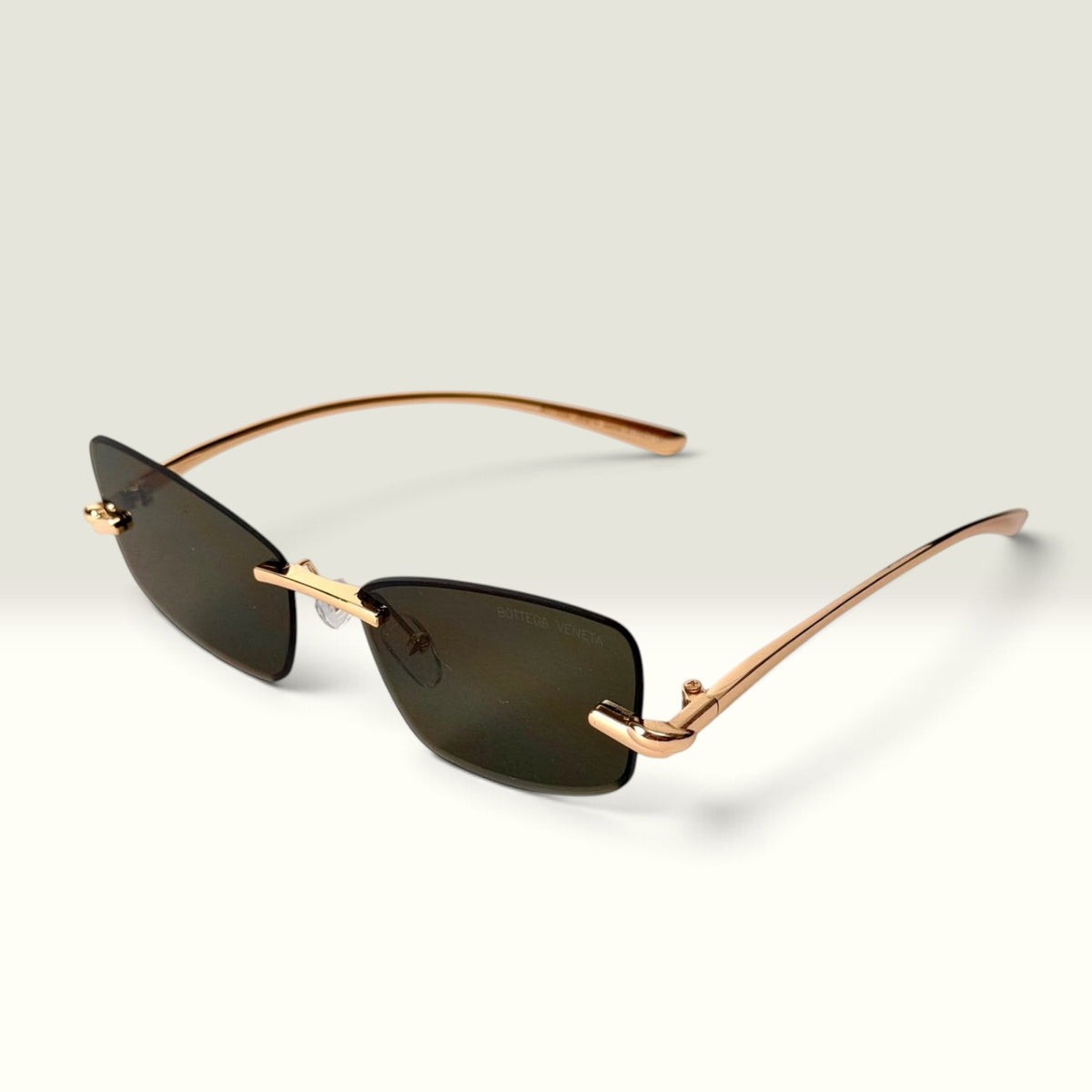 Bottega Veneta BV1126S Gold Oily Green