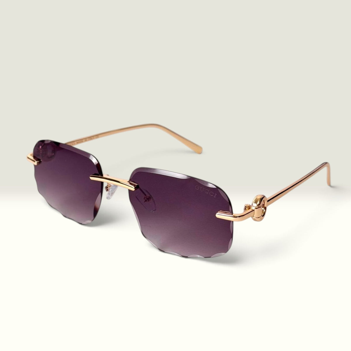 Gucci GG0651S Gold Purple Gradient