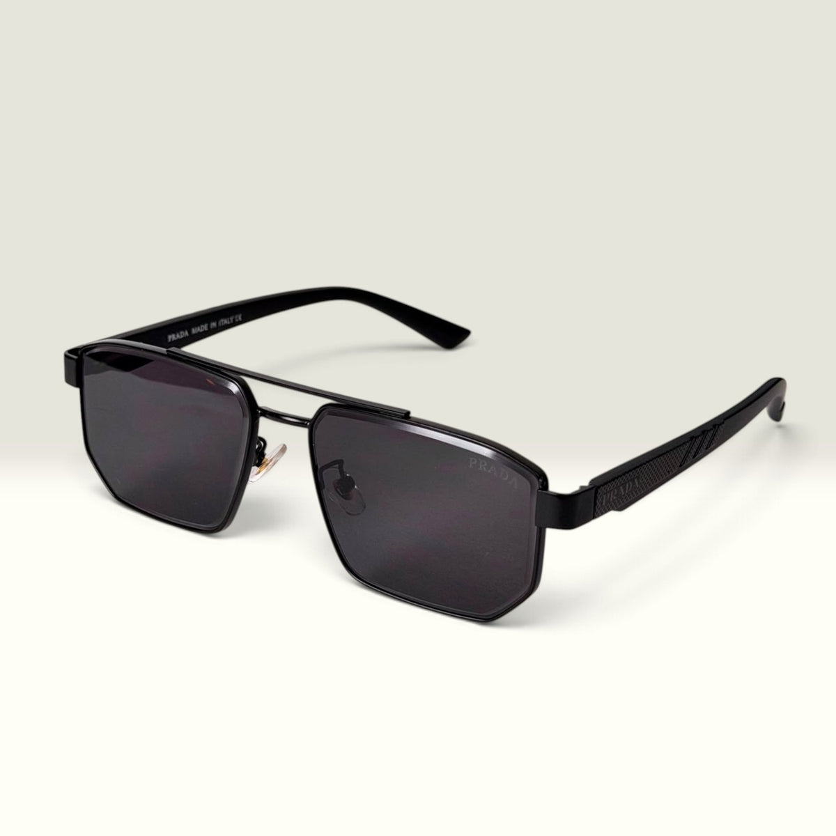 Prada SPR 58W Black Grey Gradient