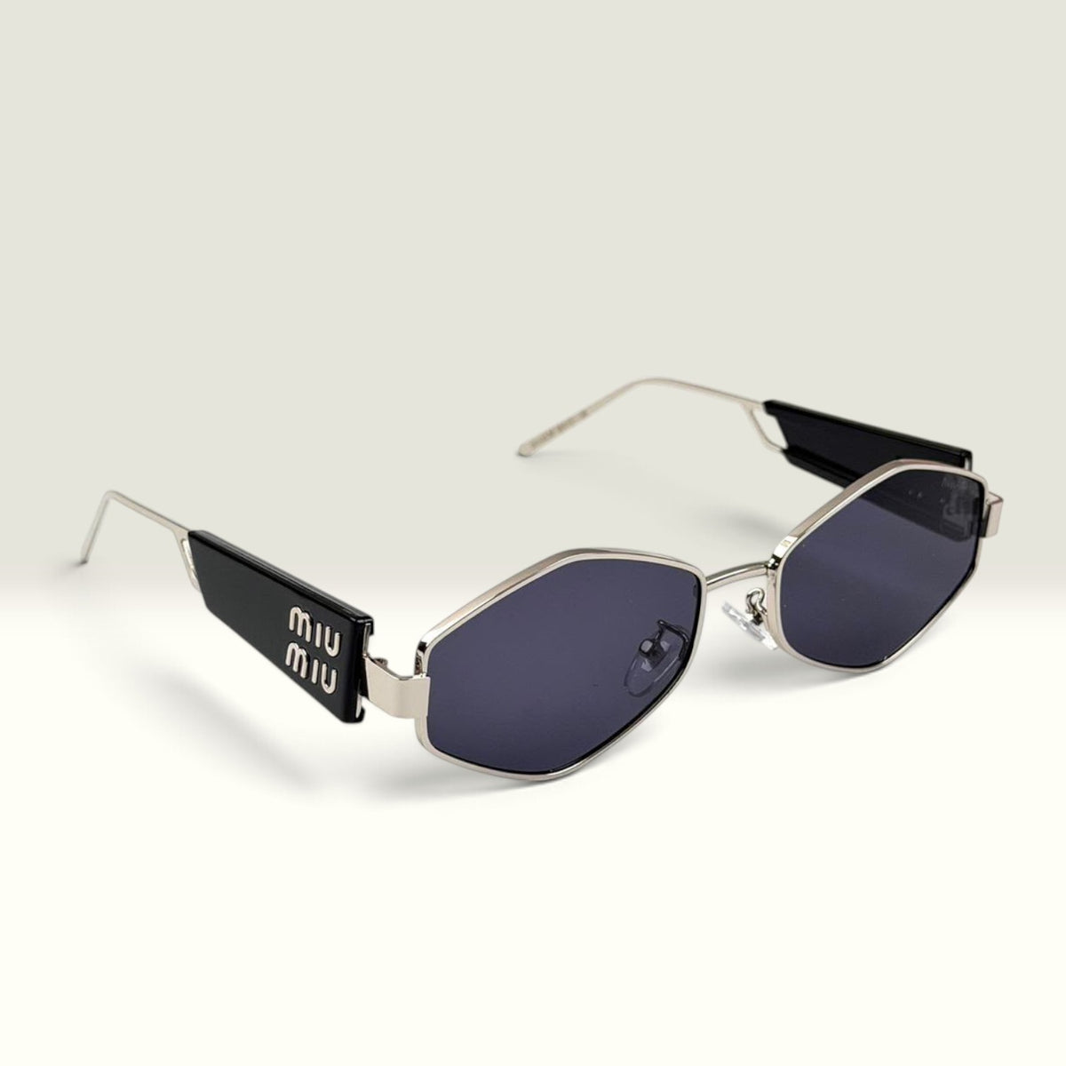 Miu Miu MUA50S Silver Black