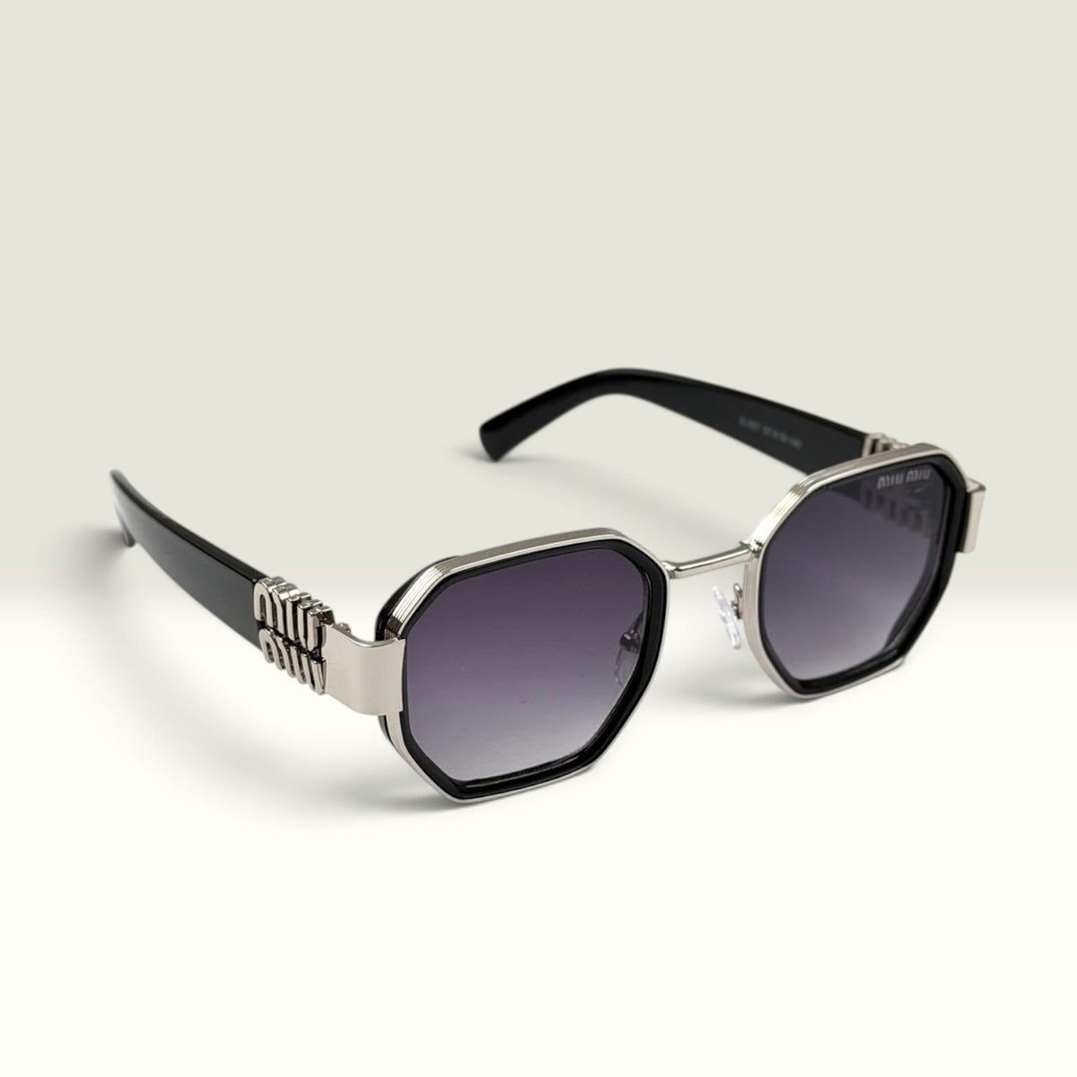 Miu Miu SMU64Z Silver Purple Gradient