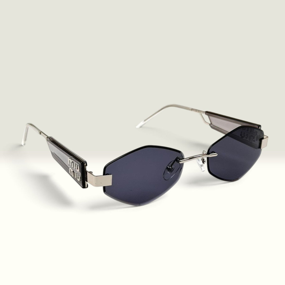 Miu Miu MUA50S Silver Black
