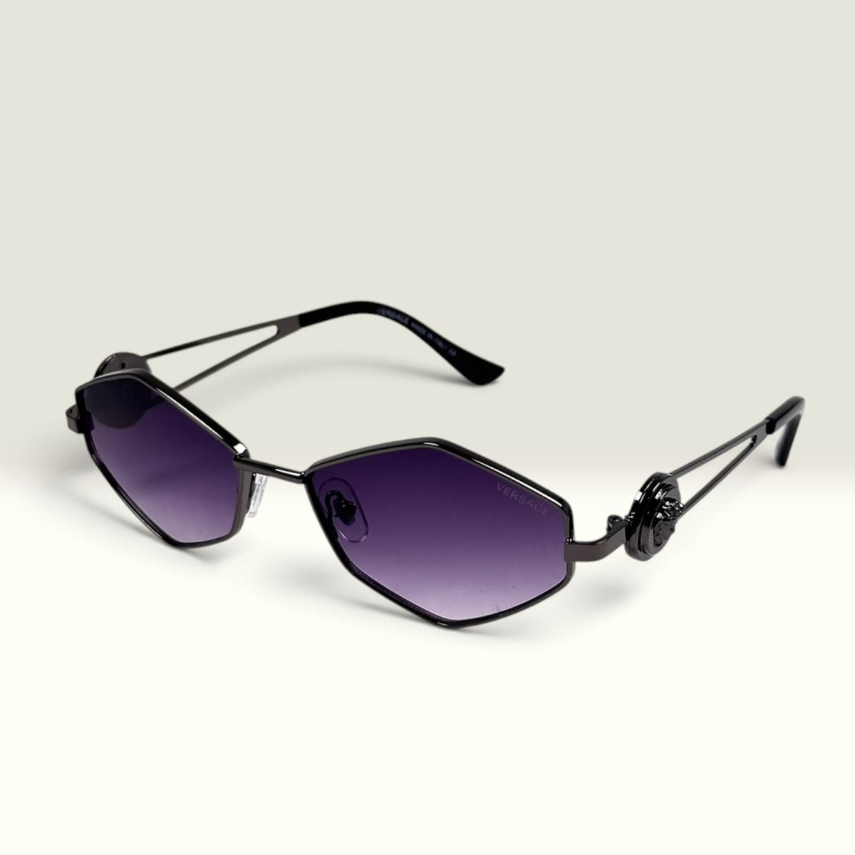Versace Medusa Black Purple Gradient