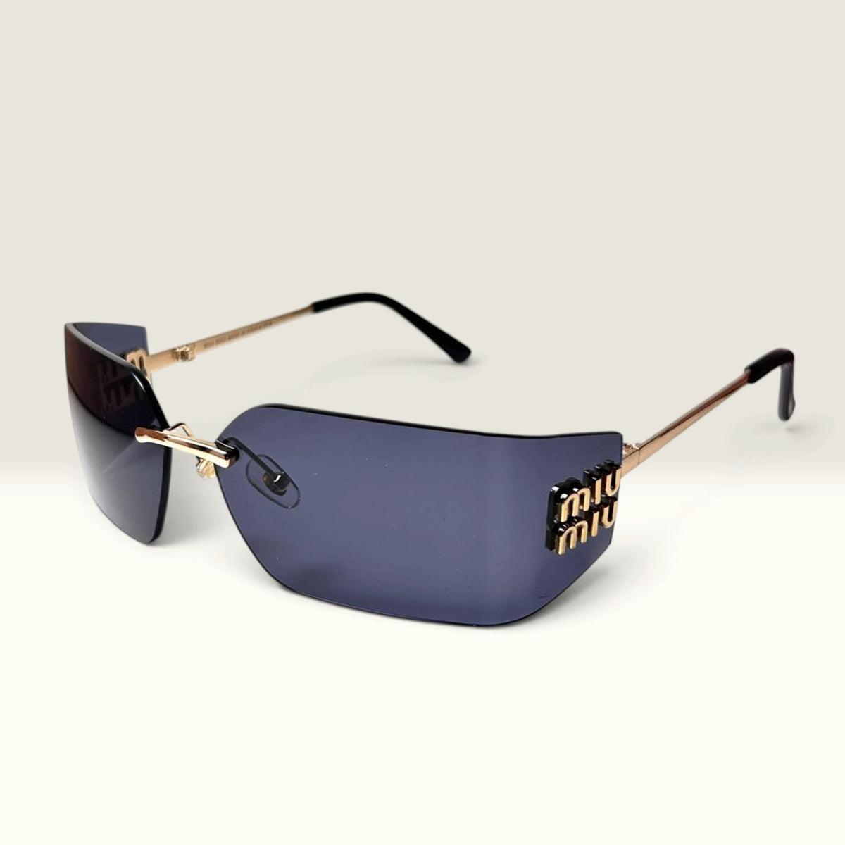 Miu Miu C Décor Rimless Blue Gradient