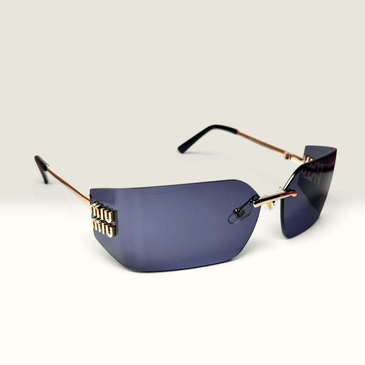 Miu Miu C Décor Rimless Blue Gradient
