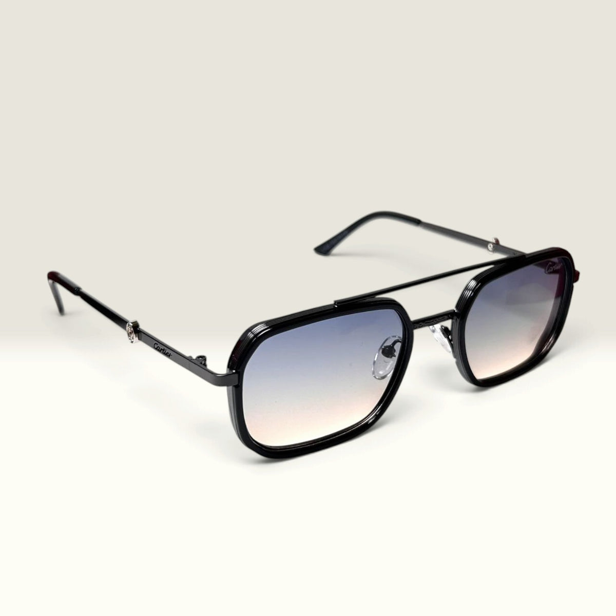 Cartier Santos Black Blue Gradient