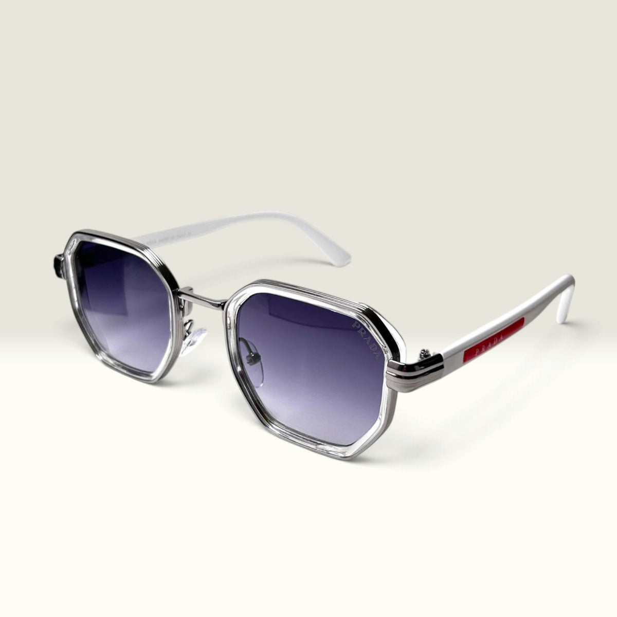 Prada SPR 17P Silver Purple Gradient