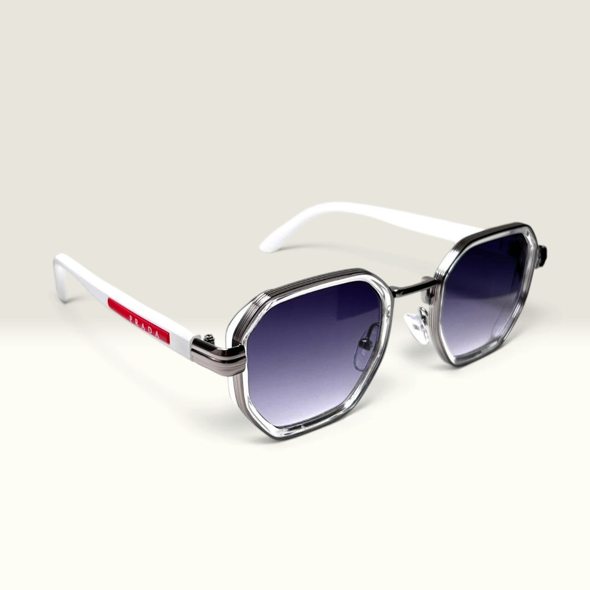Prada SPR 17P Silver Purple Gradient