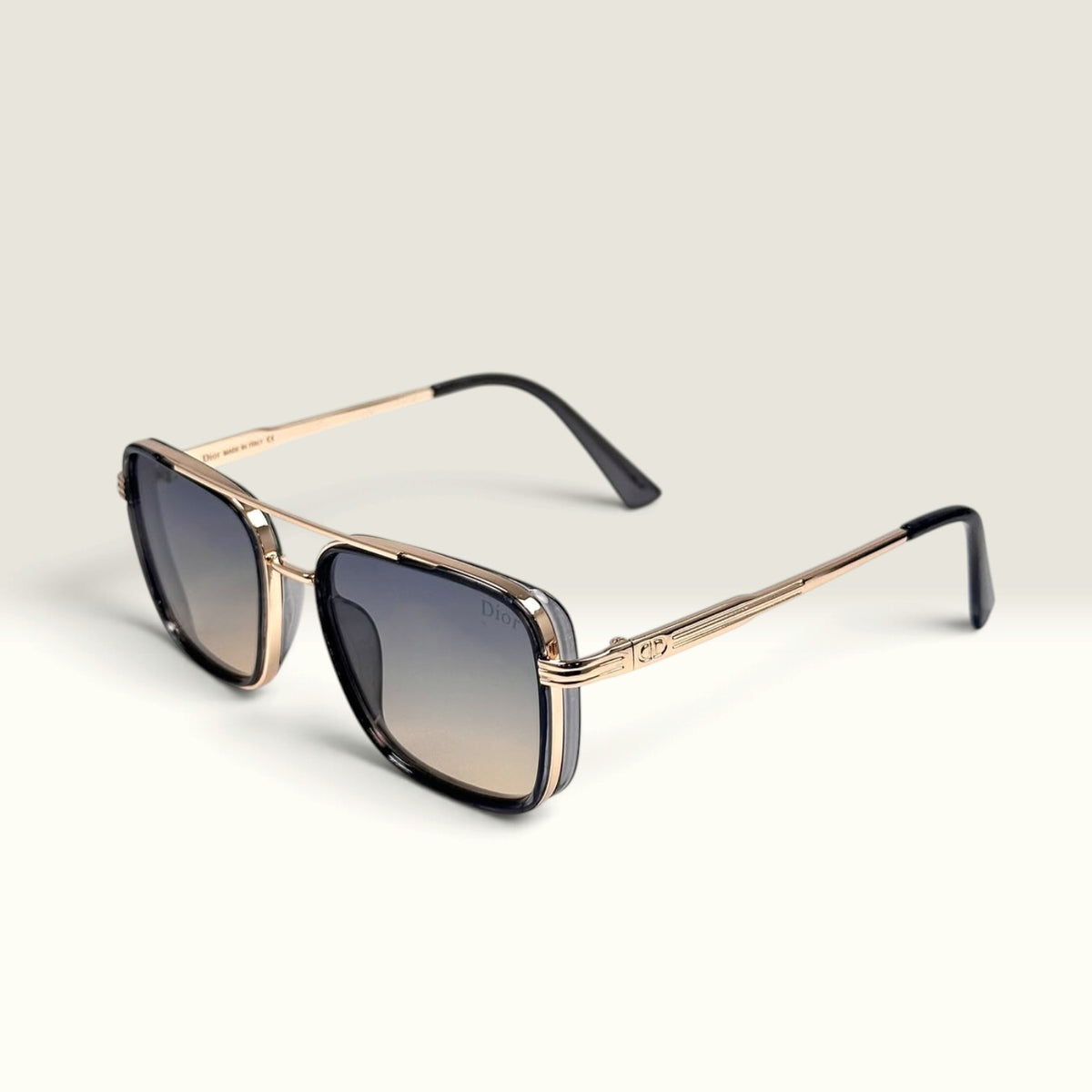 Louis Vuitton Super Vision Oversize Aviator Pale Gold Slate Blue Gradient
