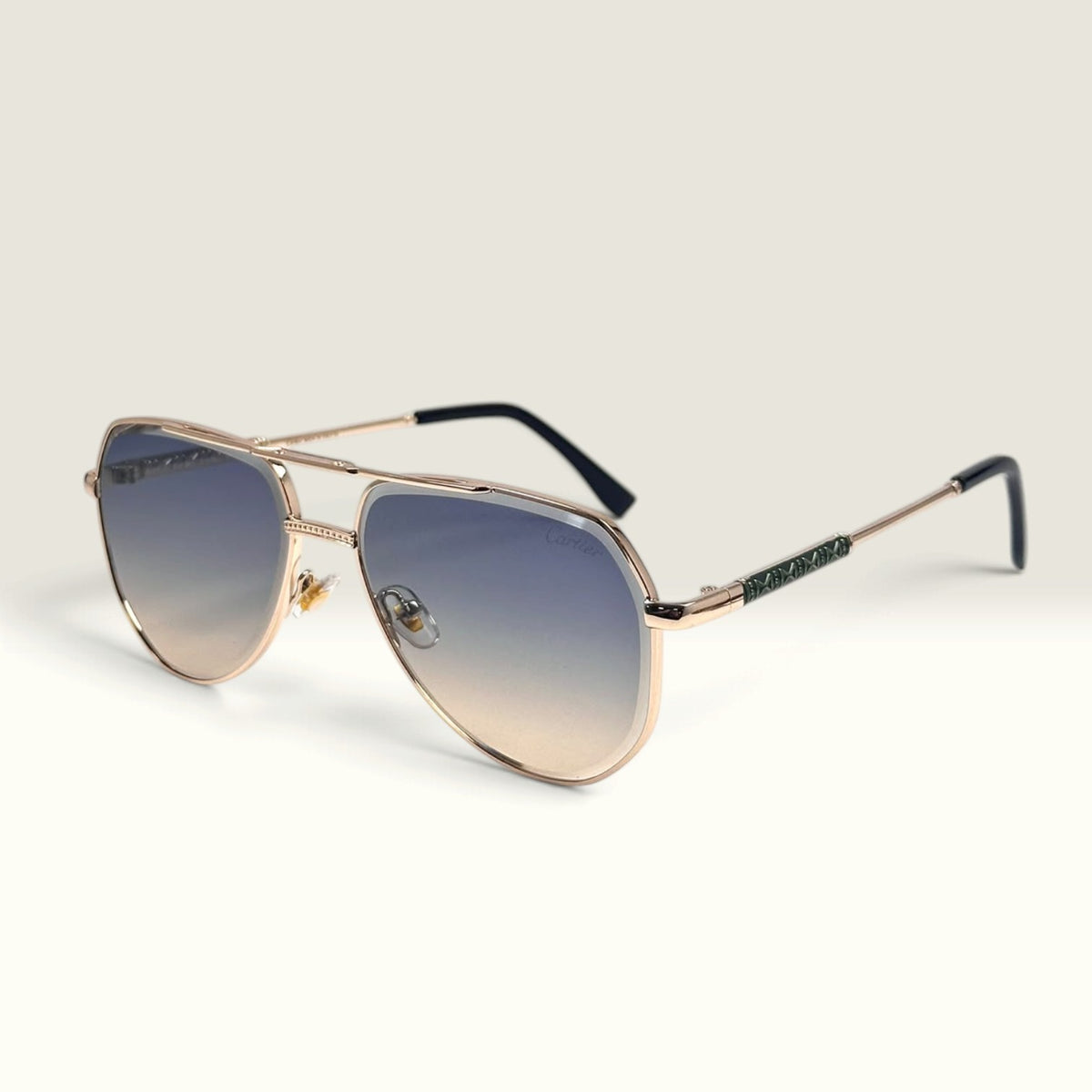 Cartier Panthere CT0301S Gold Blue Gradient
