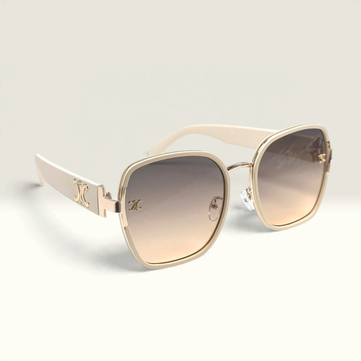 Celine Triomphe 01 Cream Brown Gradient