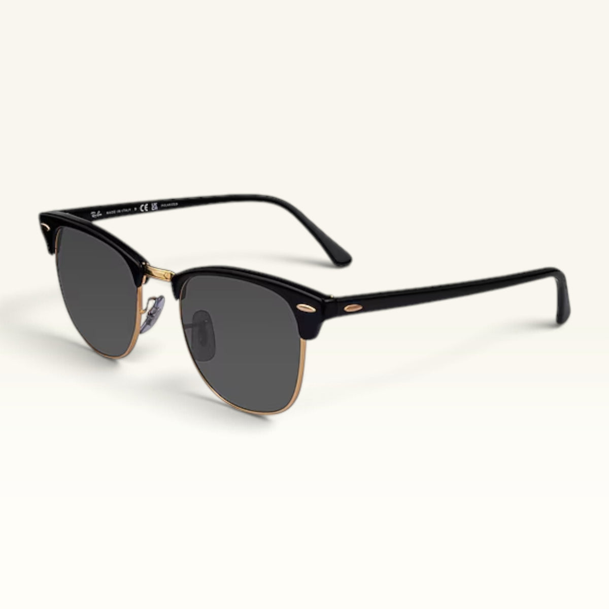 Ray Ban ClubMaster RB3016 Golden Black