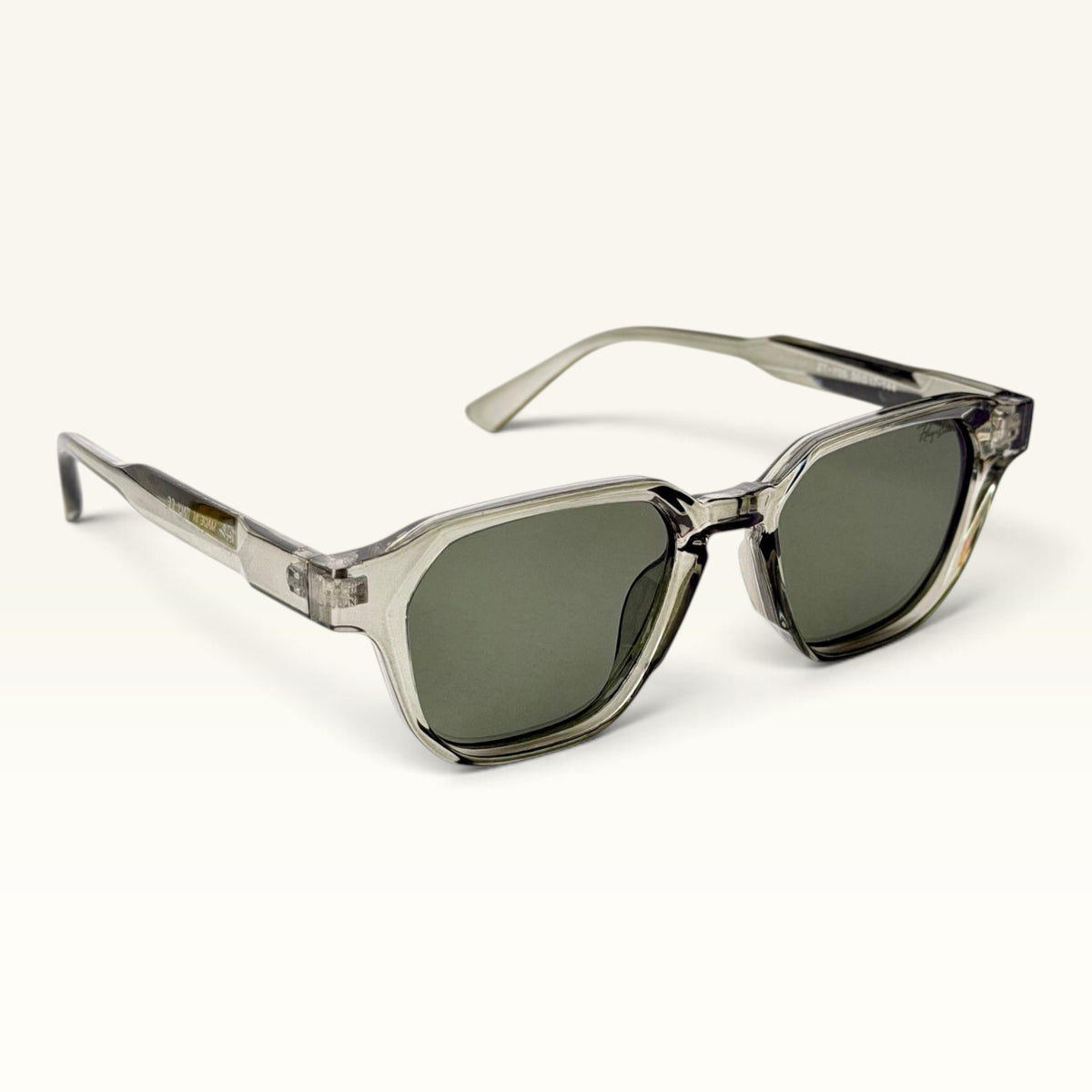 Ray Ban RB4361 Hexagonal Crystal Oily Green