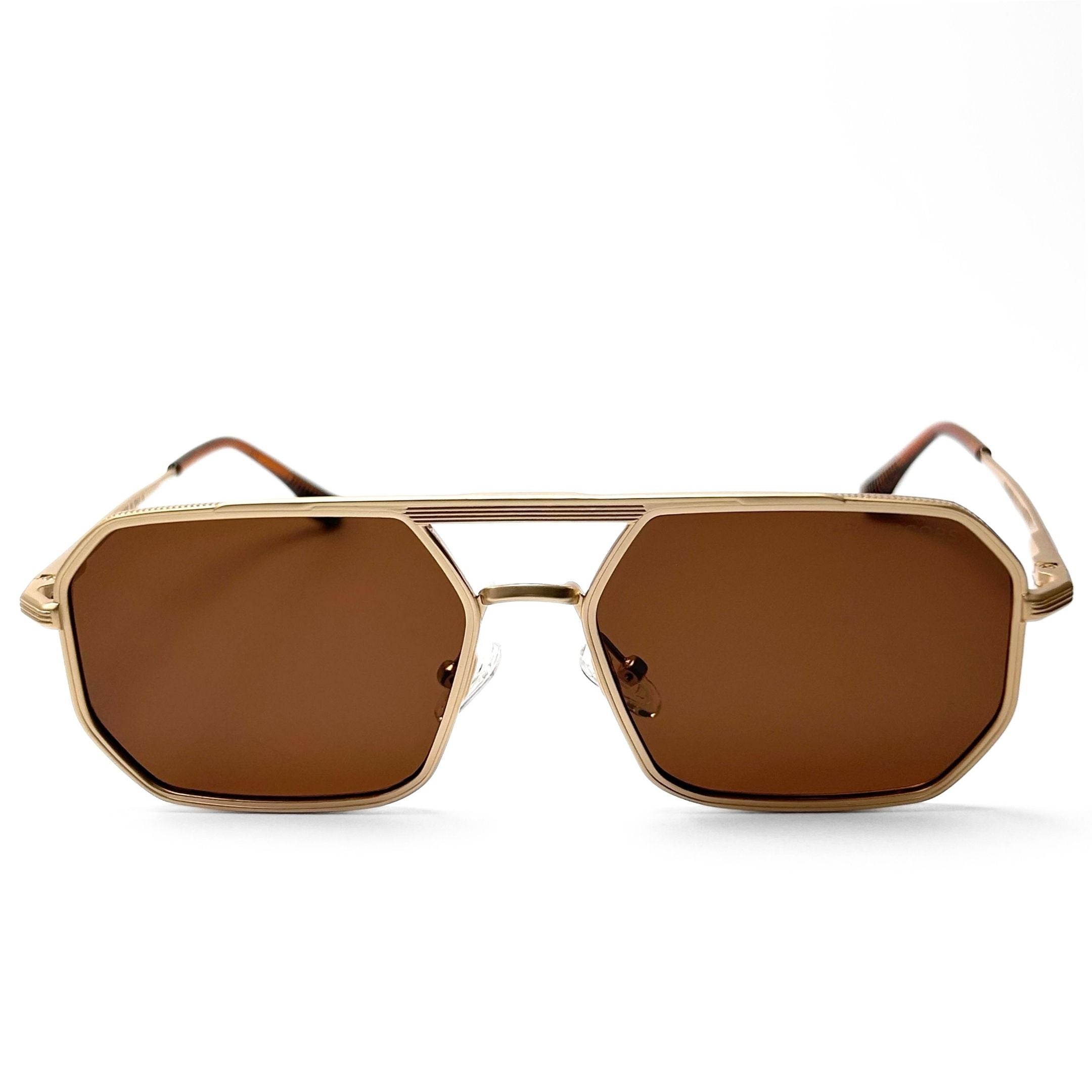 Marc Jacobs The Geometric Navigator - Gold & Brown Tortoise Tips