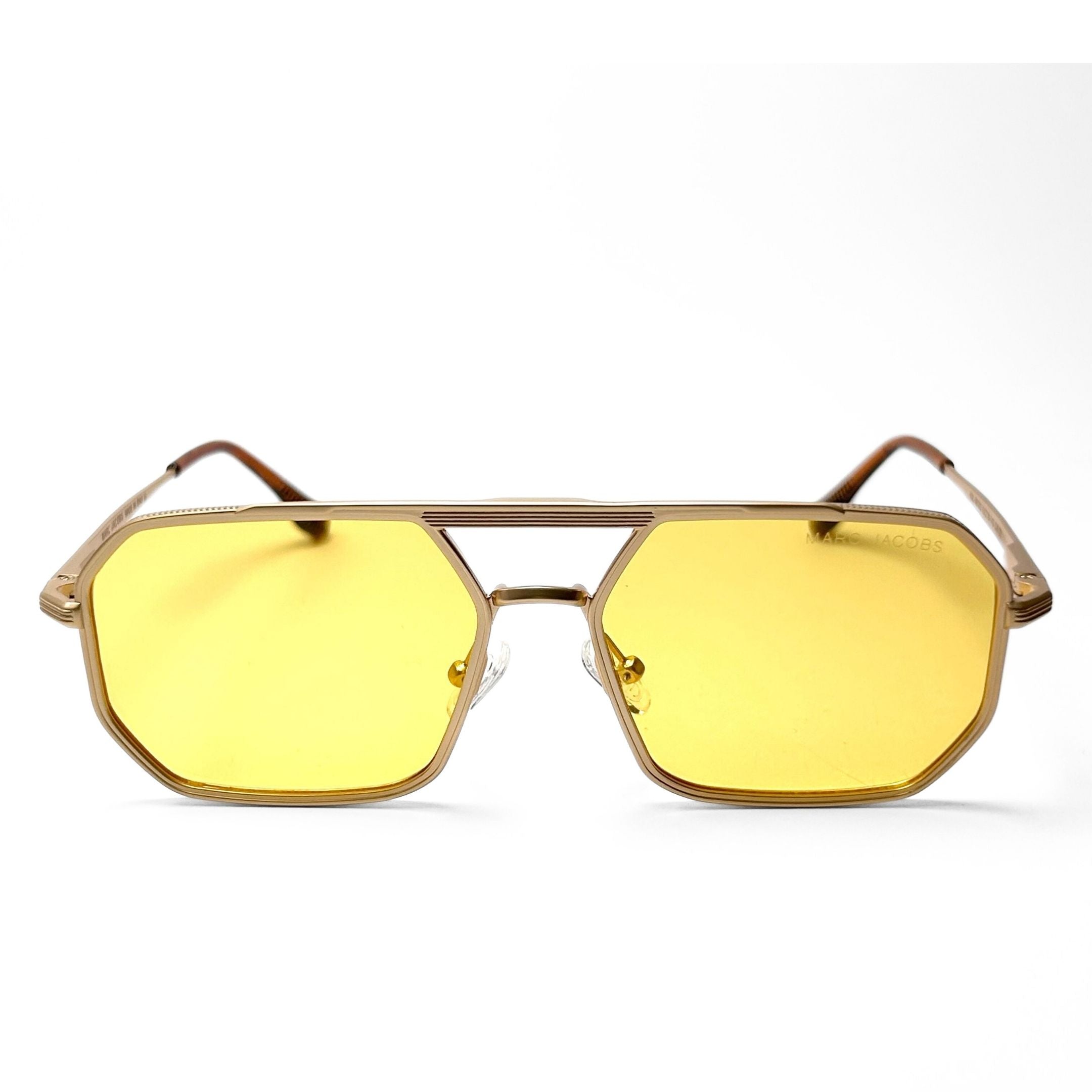 Marc Jacobs The Geometric Navigator - Gold & Yellow Tortoise Tips