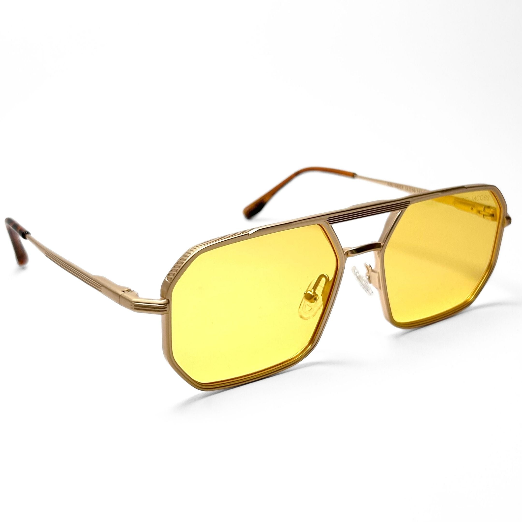 Marc Jacobs The Geometric Navigator - Gold & Yellow Tortoise Tips