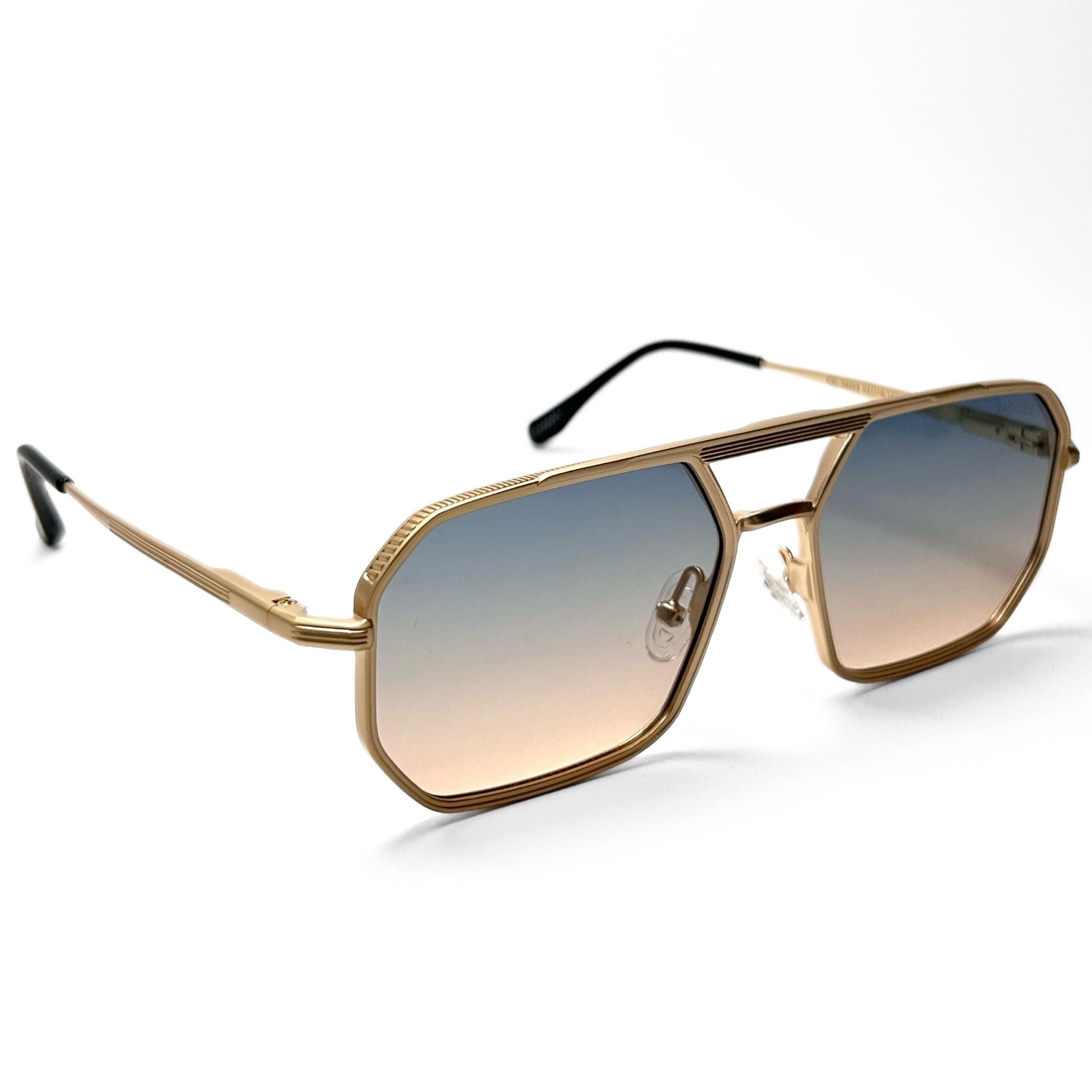 Marc Jacobs The Geometric Navigator - Gold & Blue To Pink Gradient