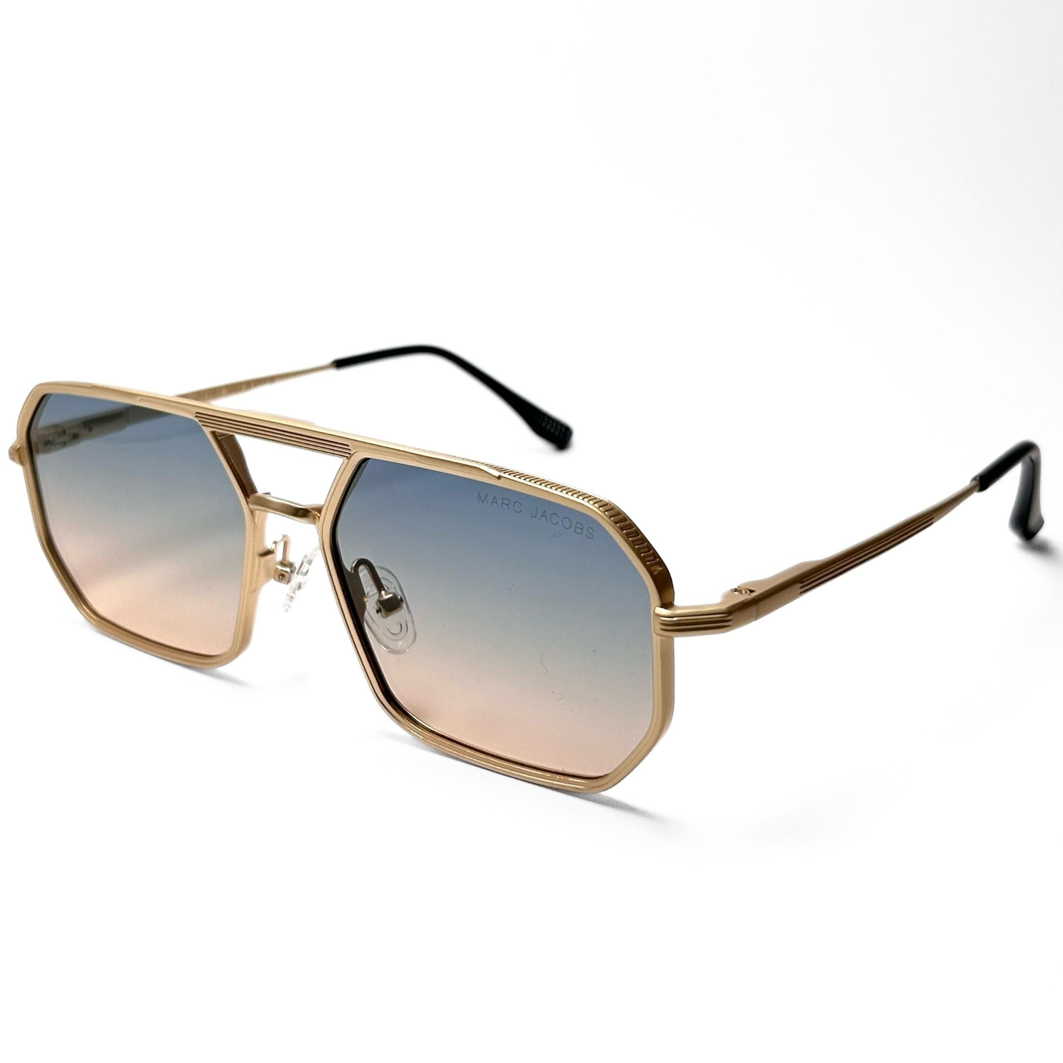 Marc Jacobs The Geometric Navigator - Gold & Blue To Pink Gradient