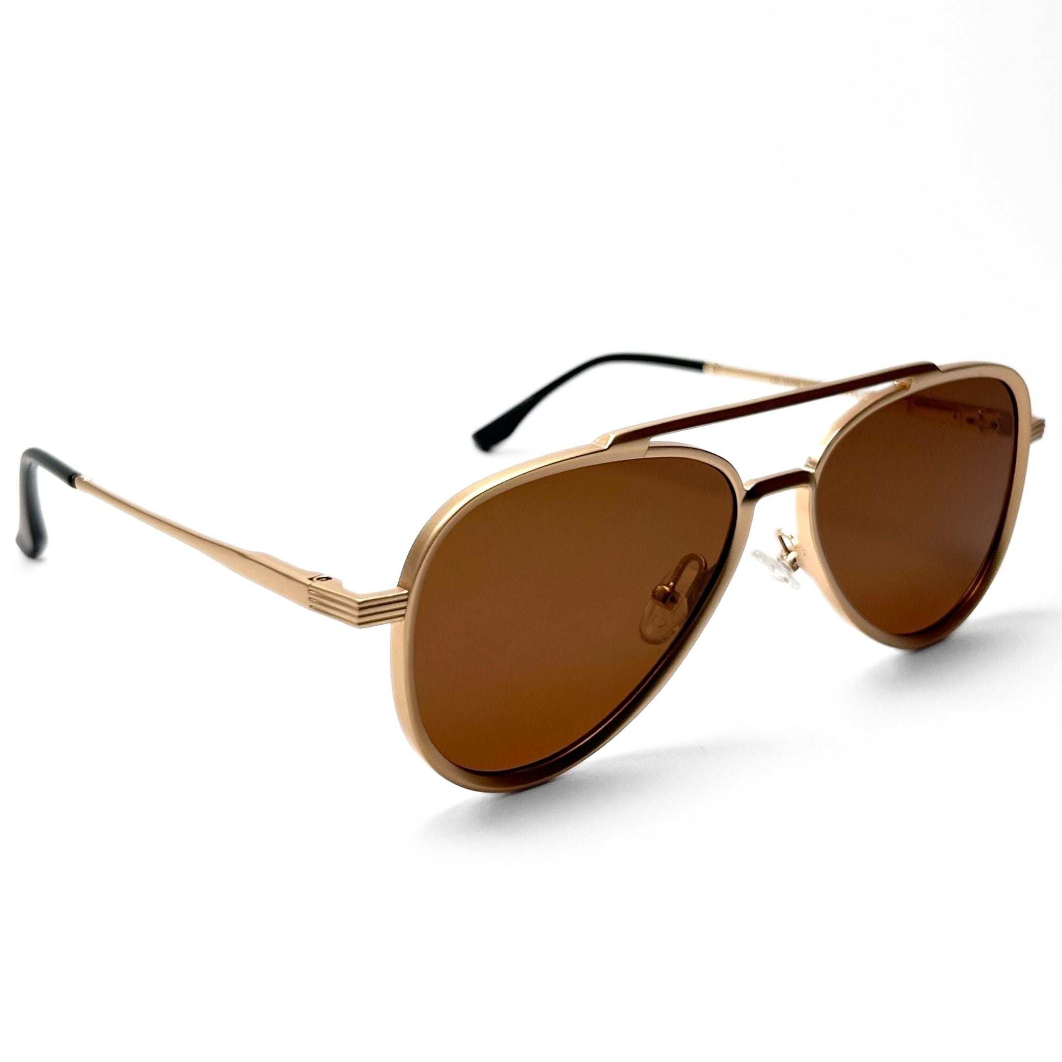Marc Jacobs The Aviator - Gold & Brown