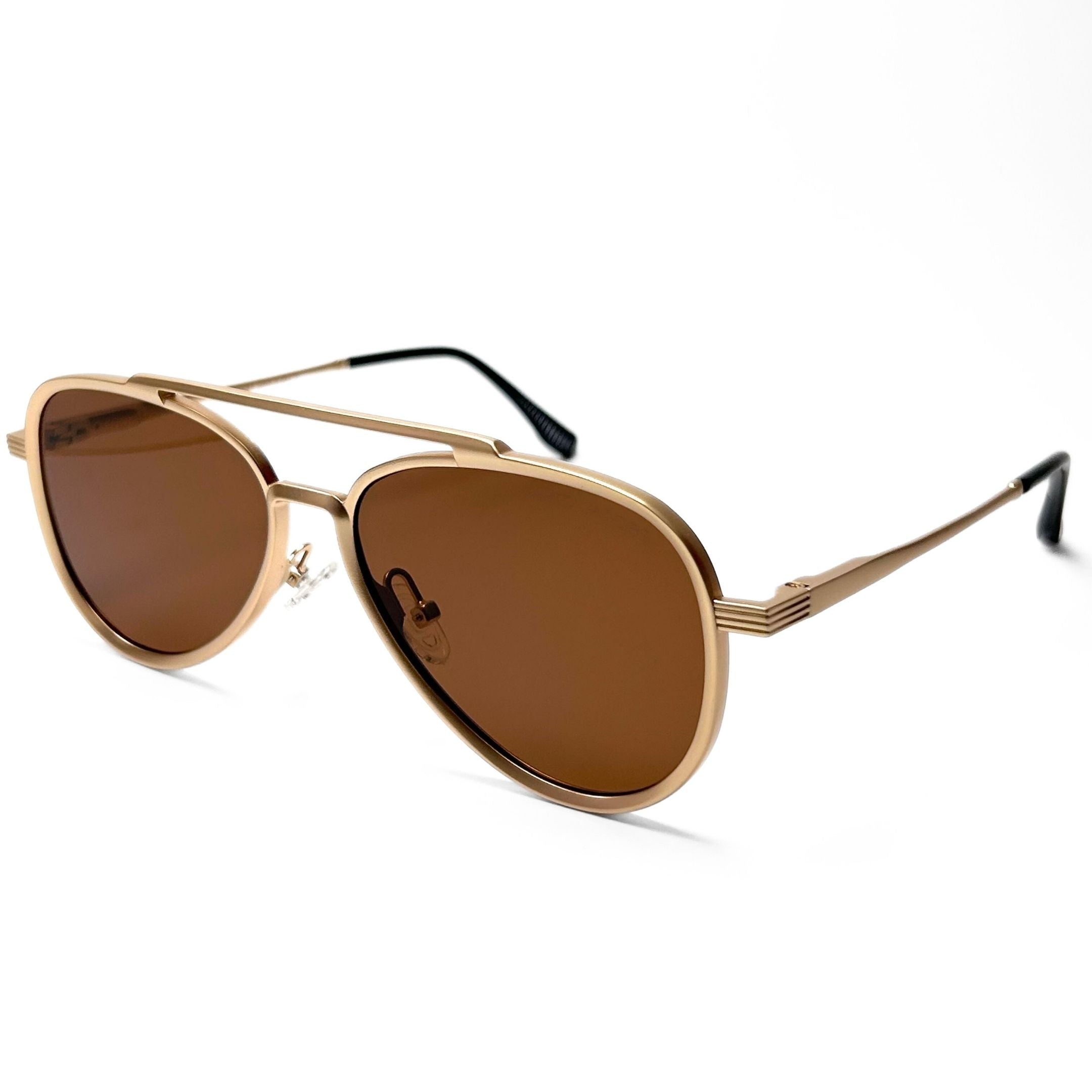 Marc Jacobs The Aviator - Gold & Brown