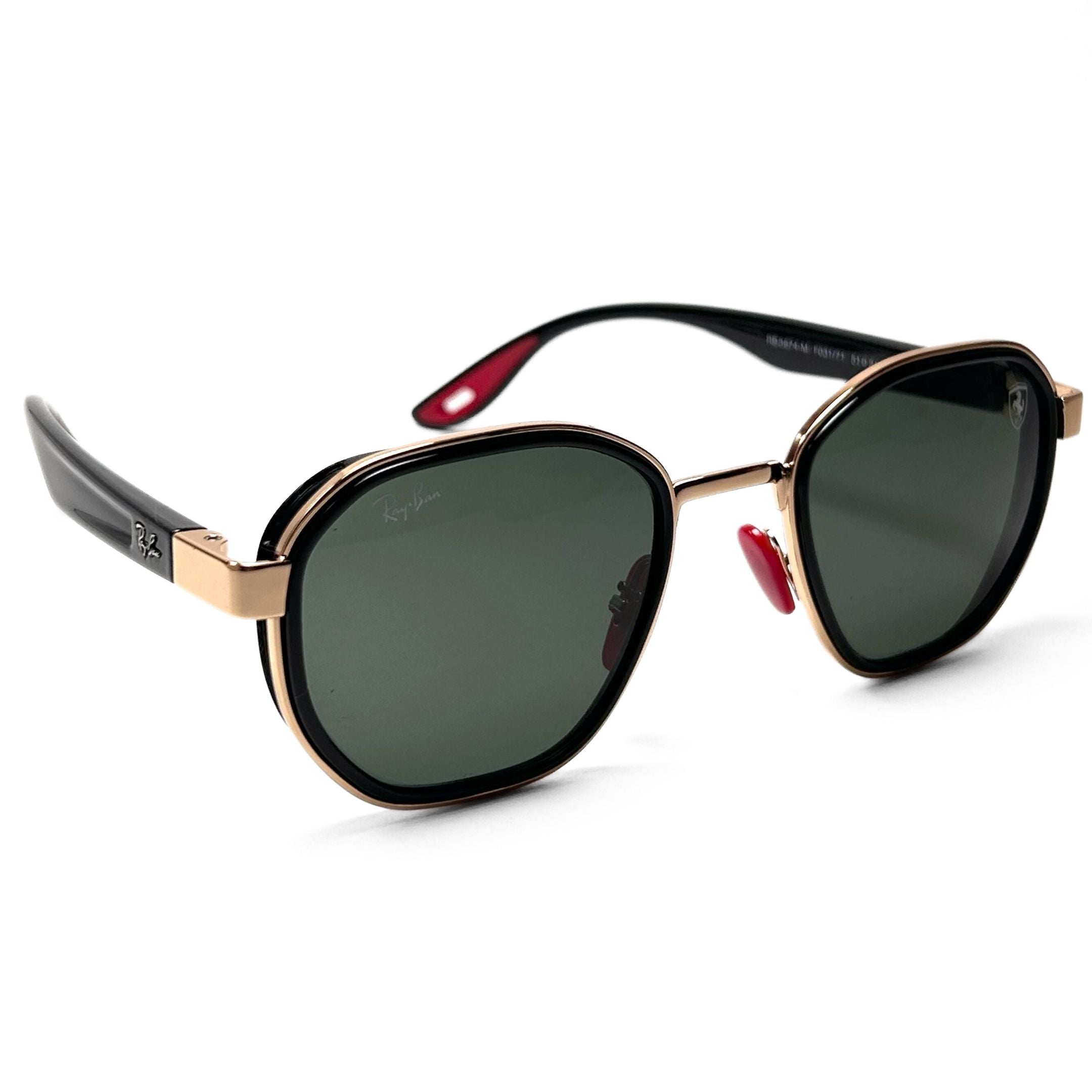 Ray-Ban RB3674M Scuderia Ferrari – Golden Black & Green