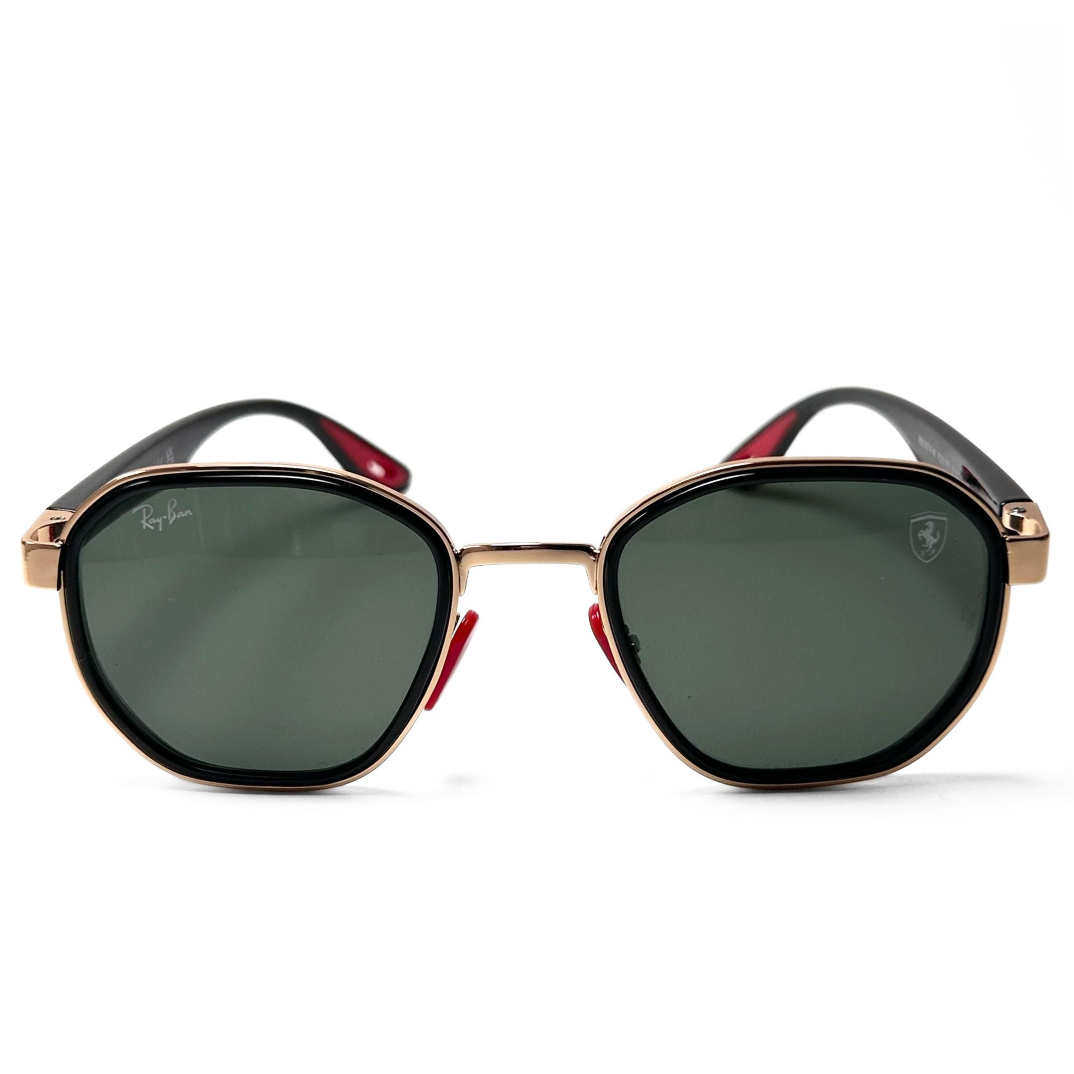 Ray-Ban RB3674M Scuderia Ferrari – Golden Black & Green
