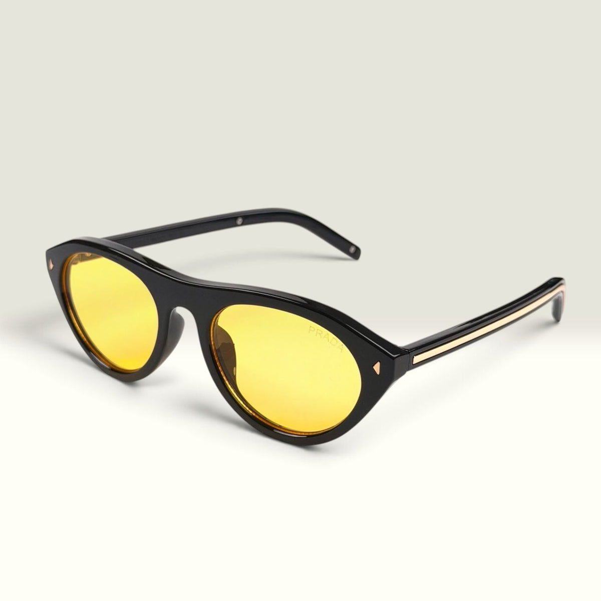 Prada PR 18QS Black Yellow