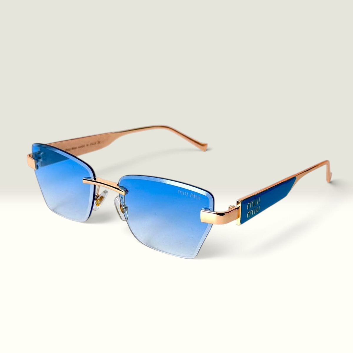 Miu Miu MUA50S Gold Blue Gradient