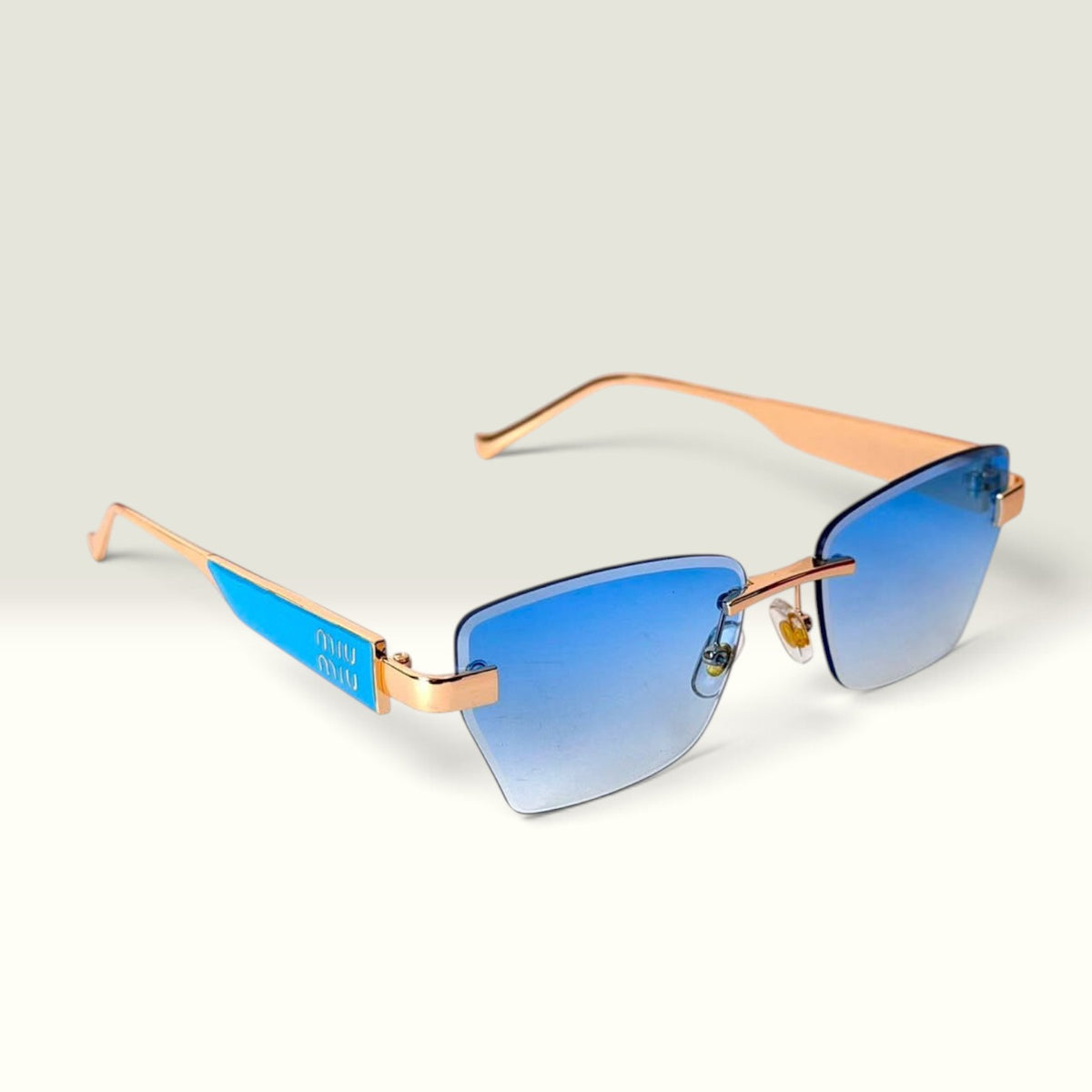 Miu Miu MUA50S Gold Blue Gradient