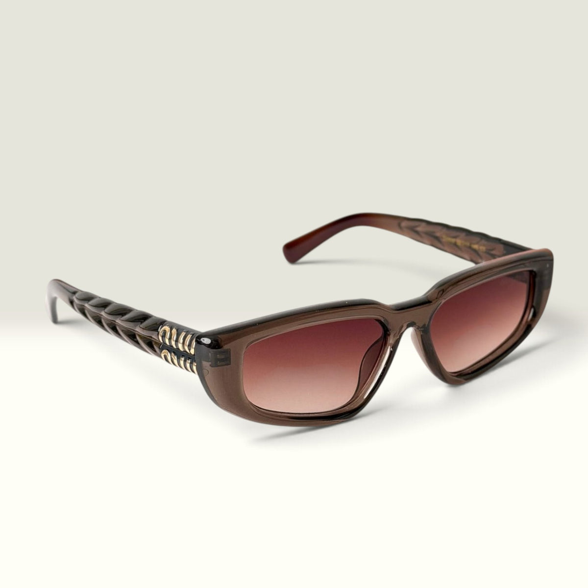 Miu Miu MU06ZS Slim Temple Brown Pink Gradient