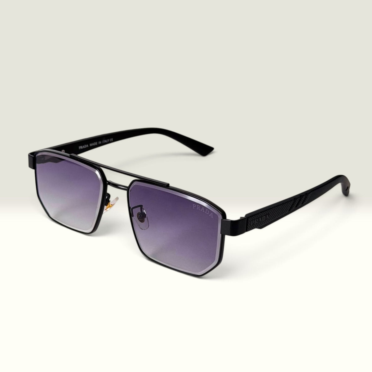Prada SPR 58W Black Purple Gradient