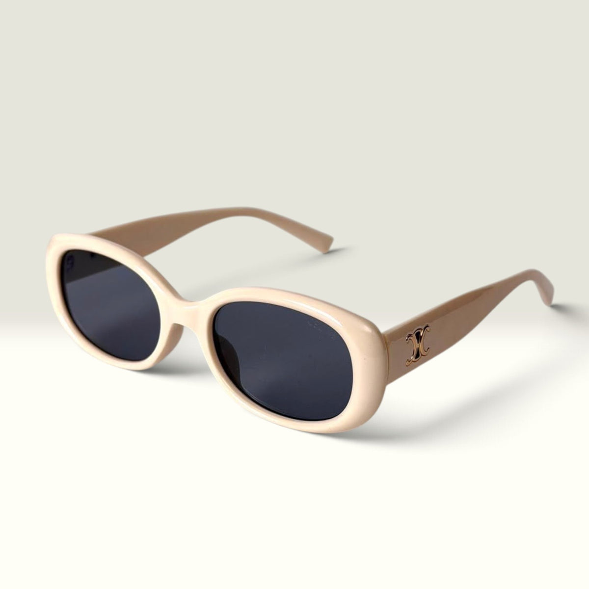 Celine Triomphe 01 Cream Blue