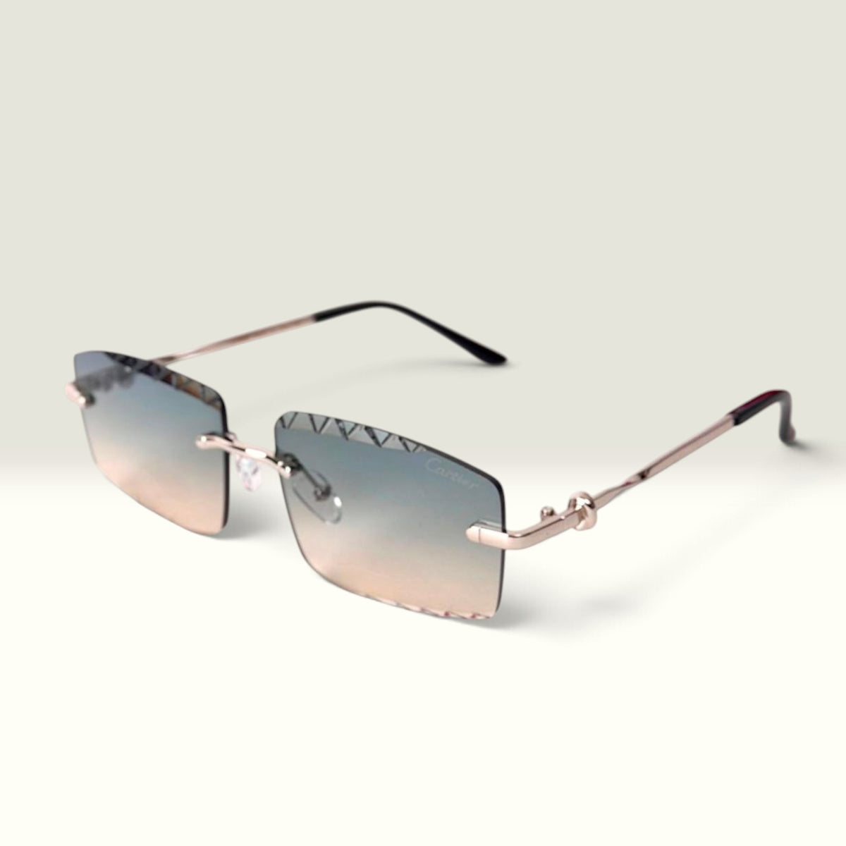 Cartier Santos Blue Gradient
