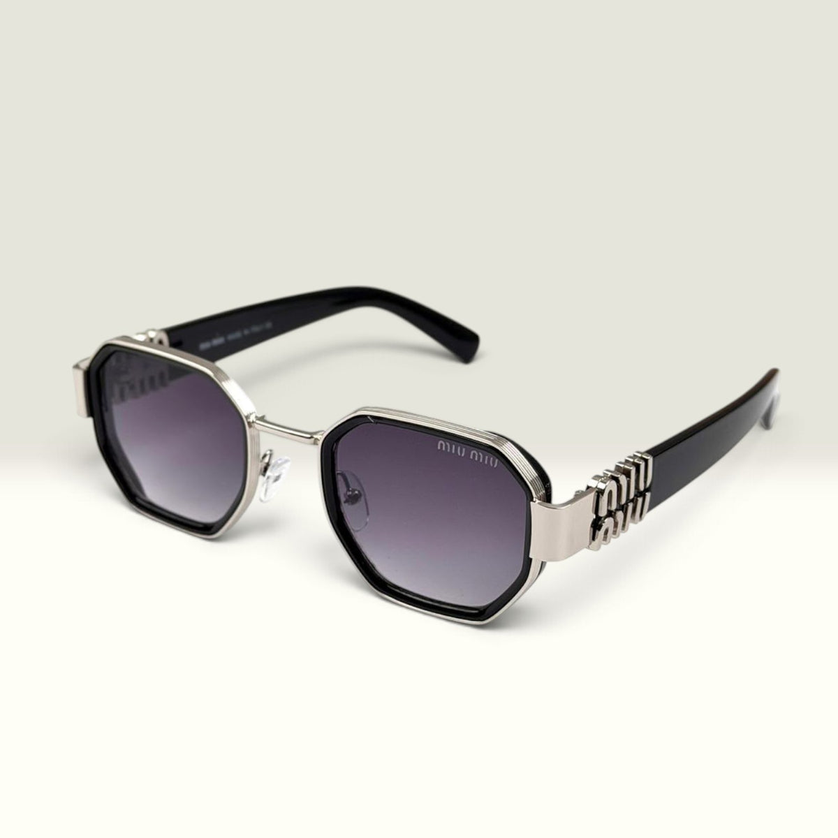 Miu Miu SMU64Z Silver Purple Gradient
