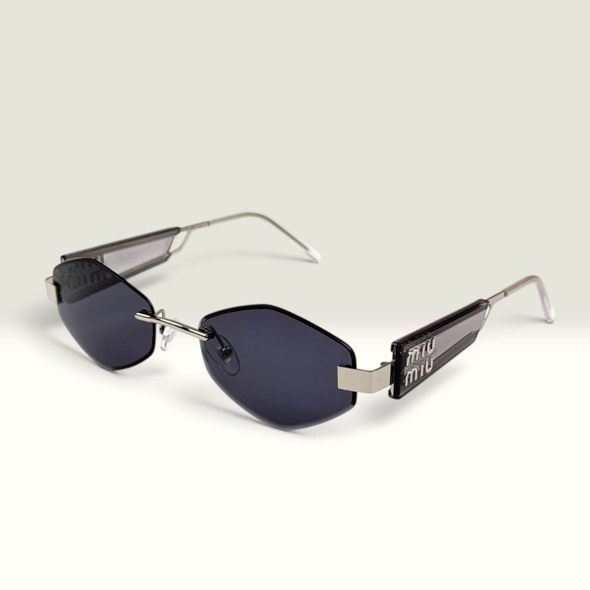 Miu Miu MUA50S Silver Black