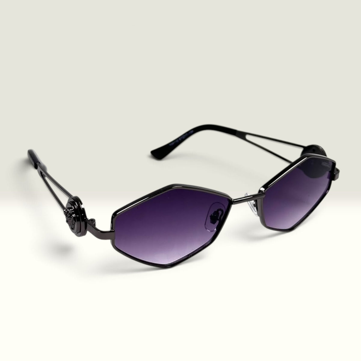 Versace Medusa Black Purple Gradient