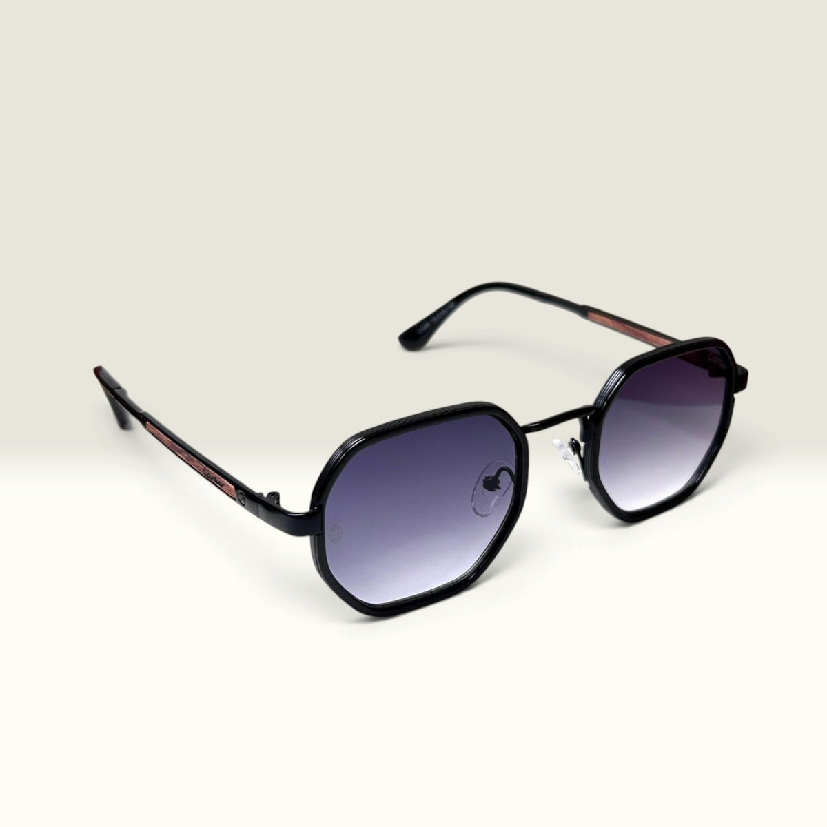 Cartier Octagon Royale Geometric Black Purple Gradient