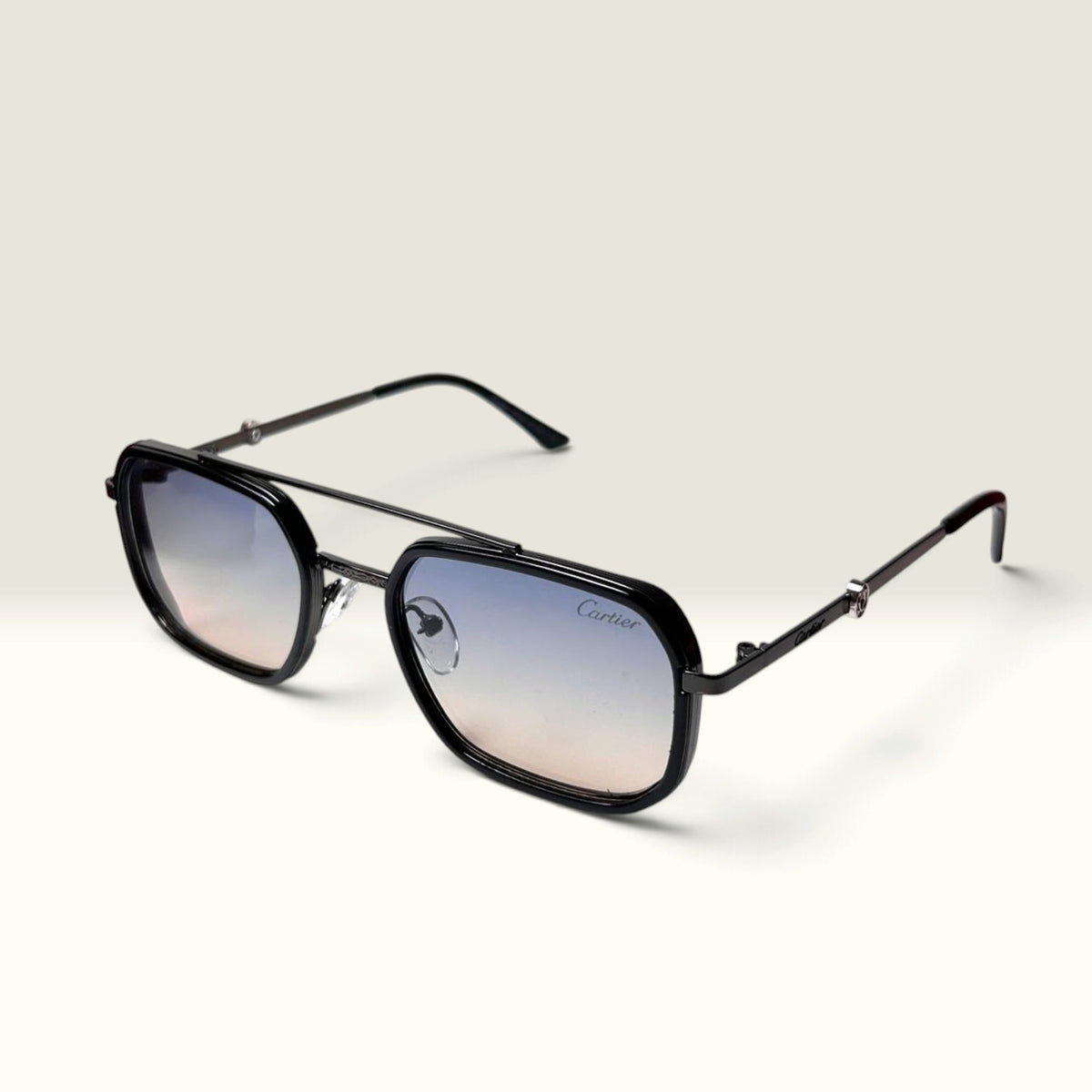 Cartier Santos Black Blue Gradient