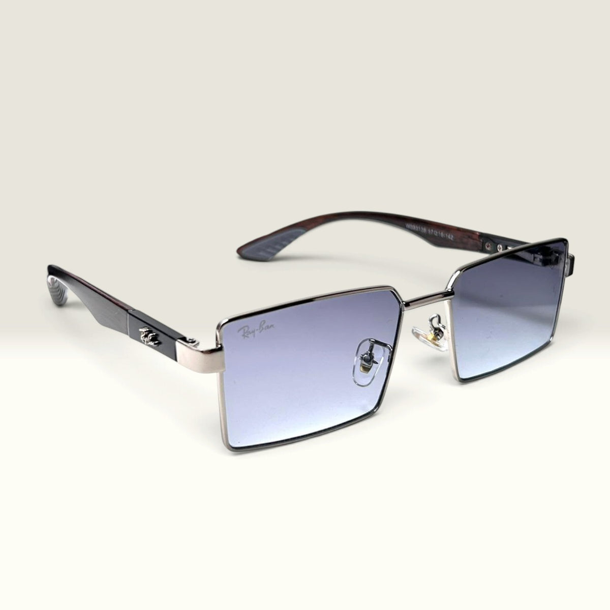 Ray-Ban Scuderia Ferrari RB3776M Silver Blue Gradient