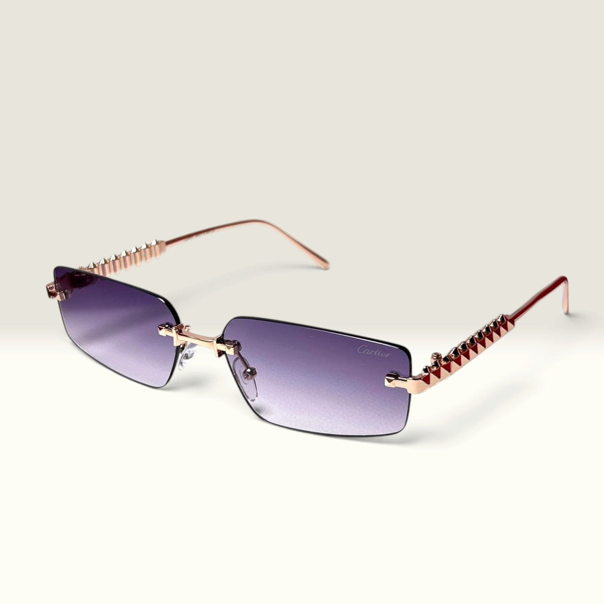 Cartier Exception 2532 Gold Purple Gradient