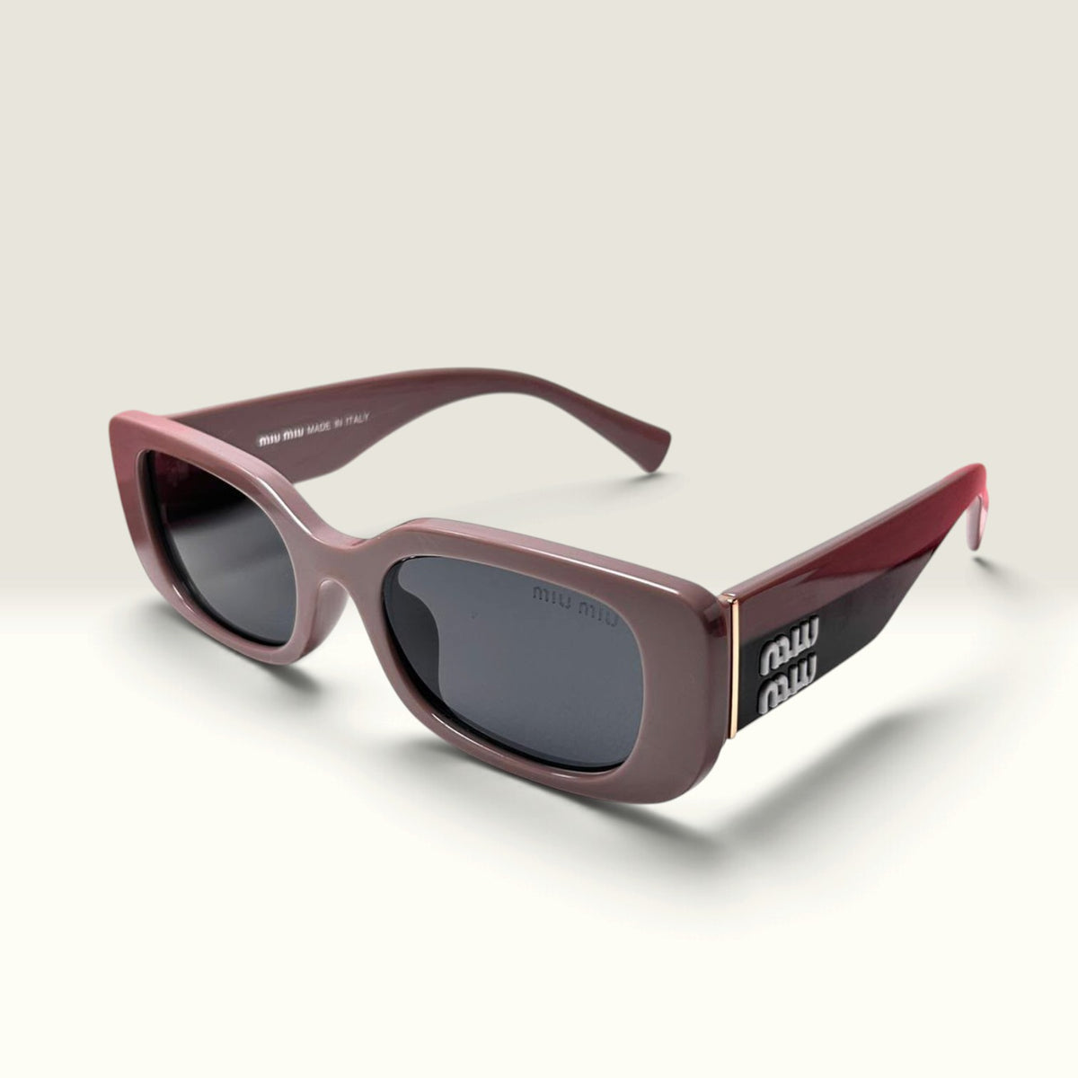 Miu Miu Glimpse Rectangle Sunglasses