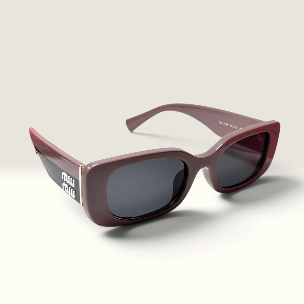 Miu Miu Glimpse Rectangle Sunglasses