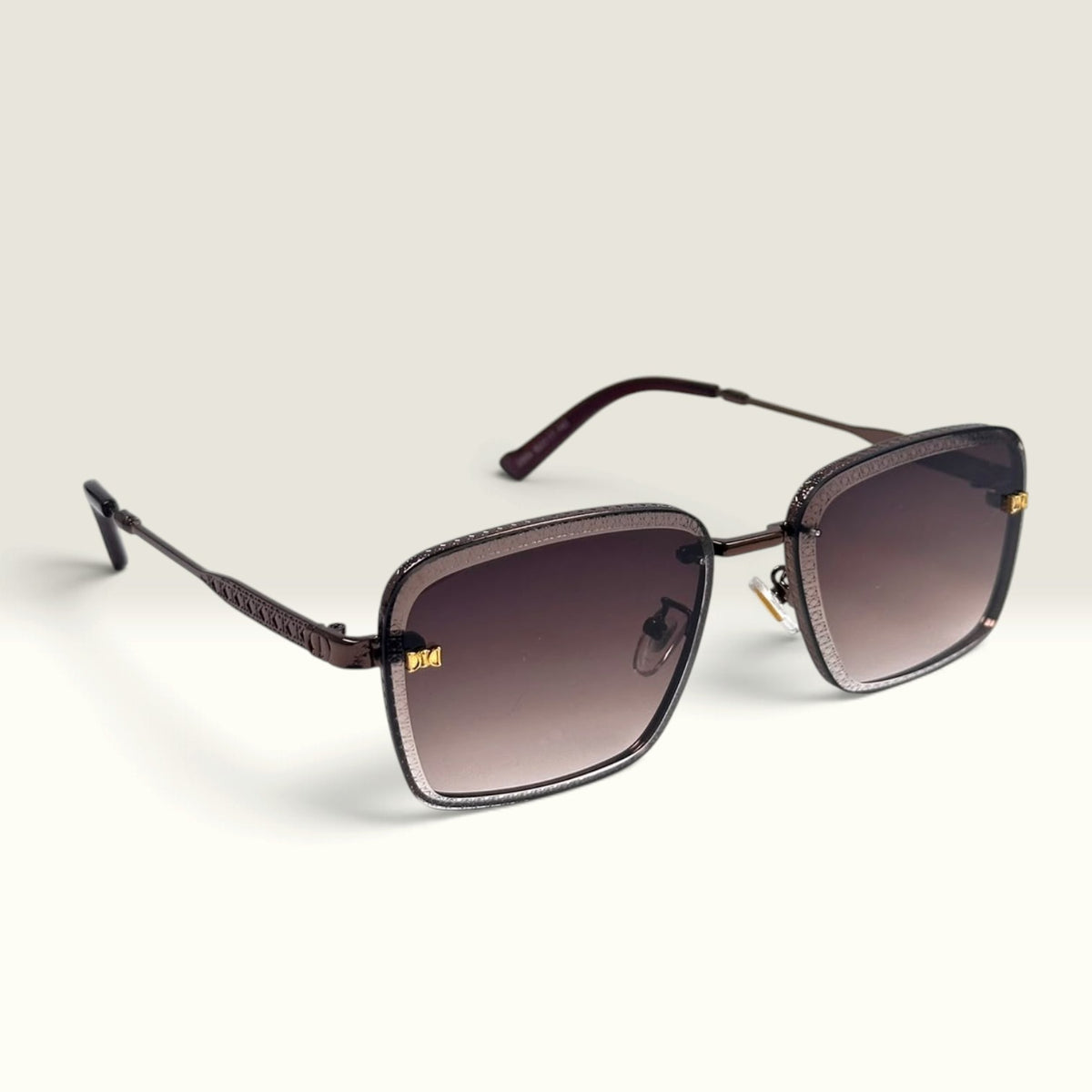 Dior DiorCannage S1U Square Bronze Chocolate Brown Gradient