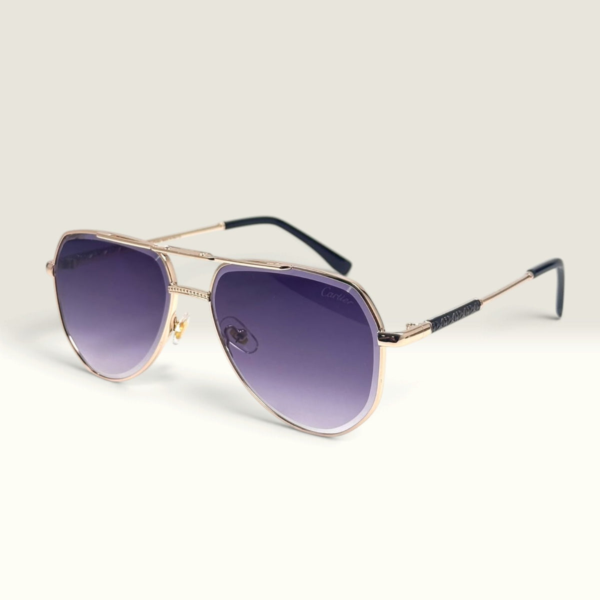 Cartier Panthere CT0301S Gold Purple Gradient