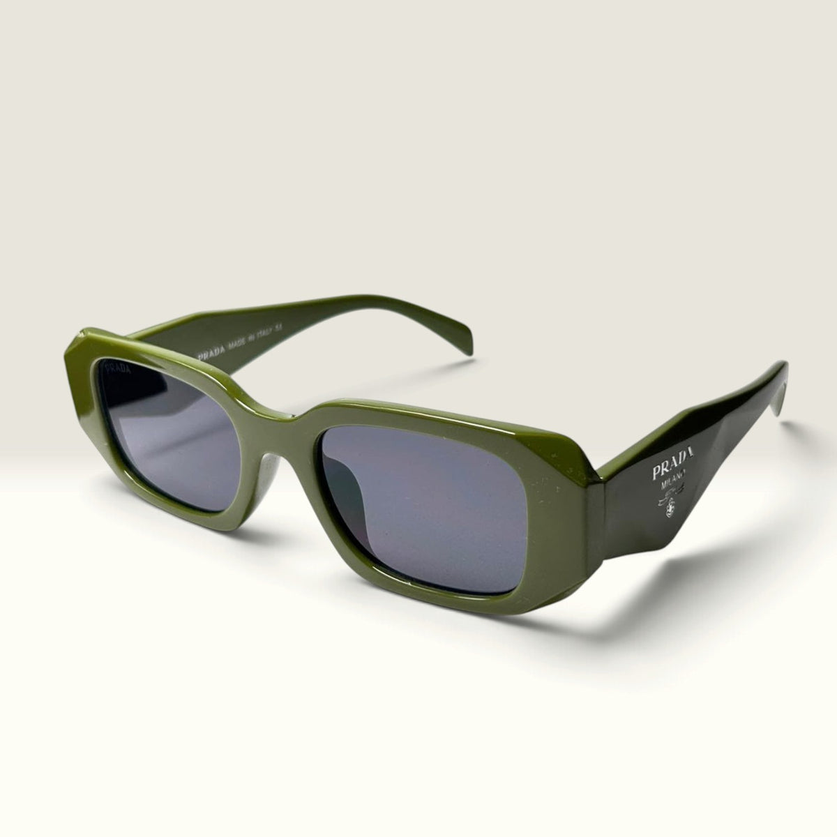 Prada Symbole PR 17WS Transparent Bottle Green Sage