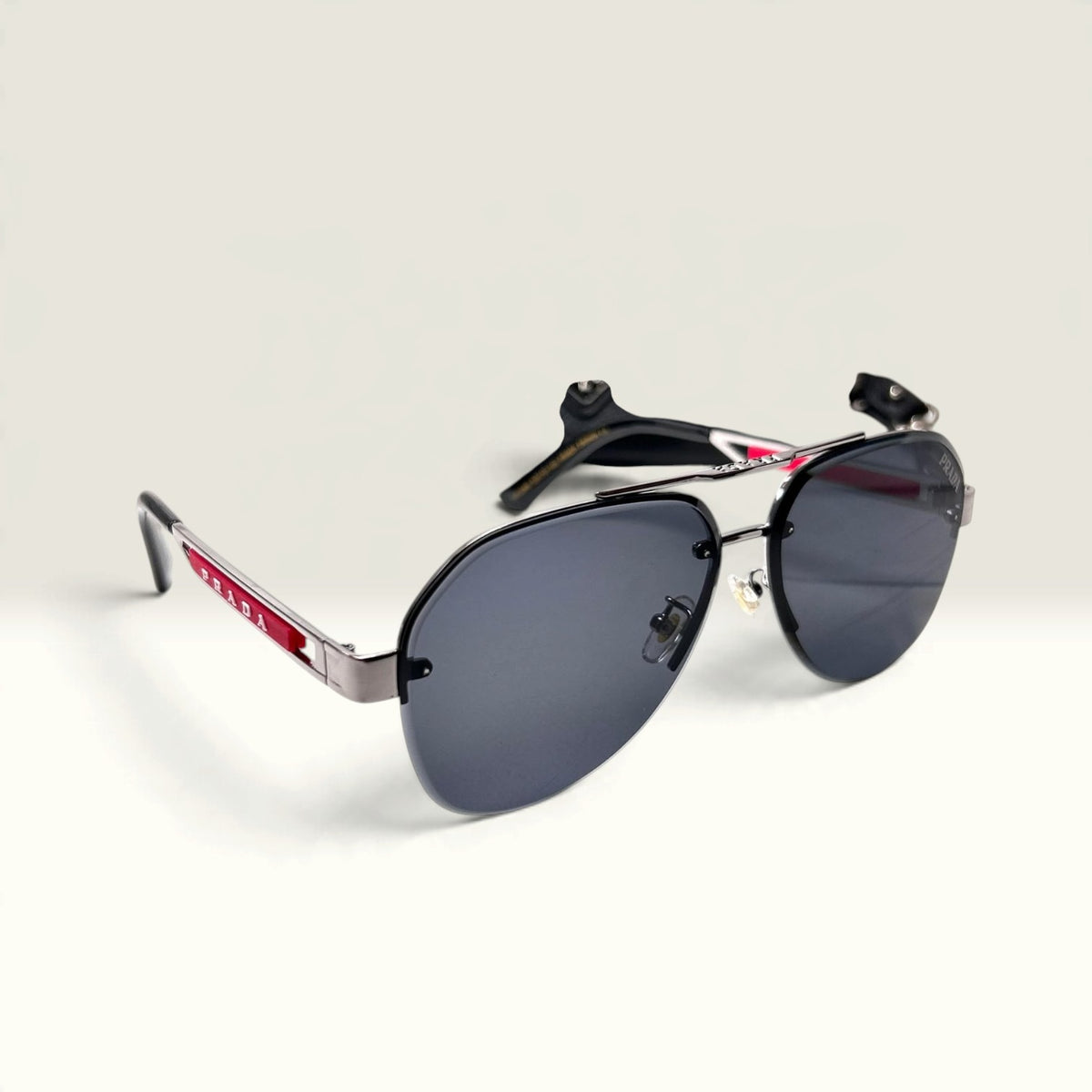 Prada Linea Rossa PS 52VS Steel Gunmetal Gray