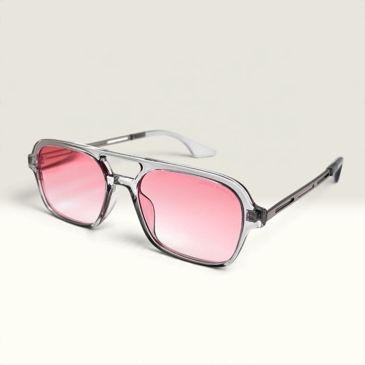 Gentle Monster Kings Aviator Kings 01 Frosted Pink Crystal Pink