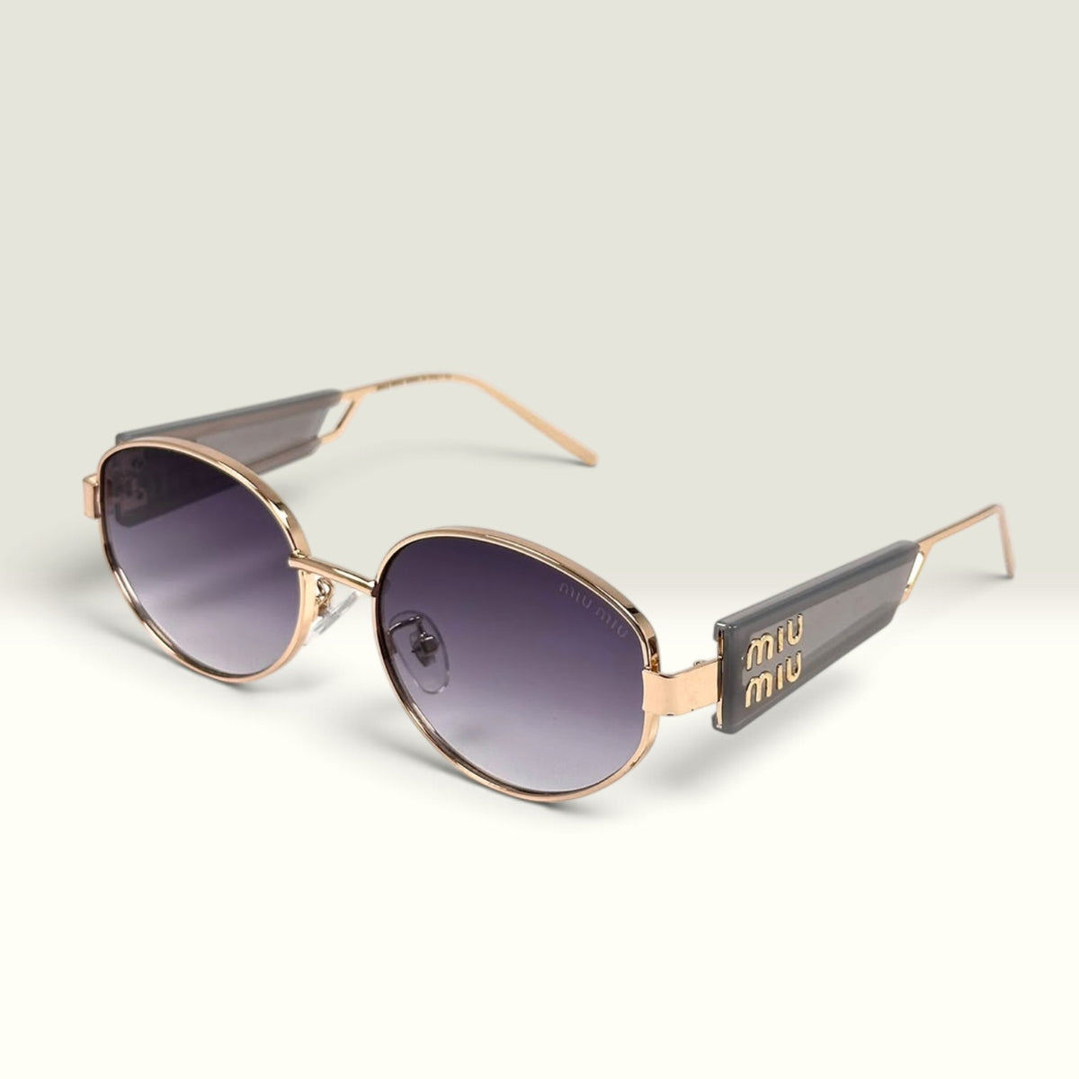 Miu Miu MU53WS Gold Frame With Dark Grey
