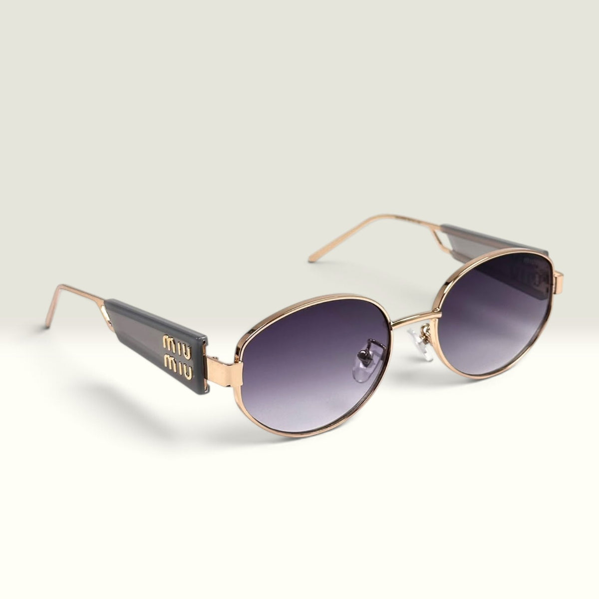 Miu Miu MU53WS Gold Frame With Dark Grey