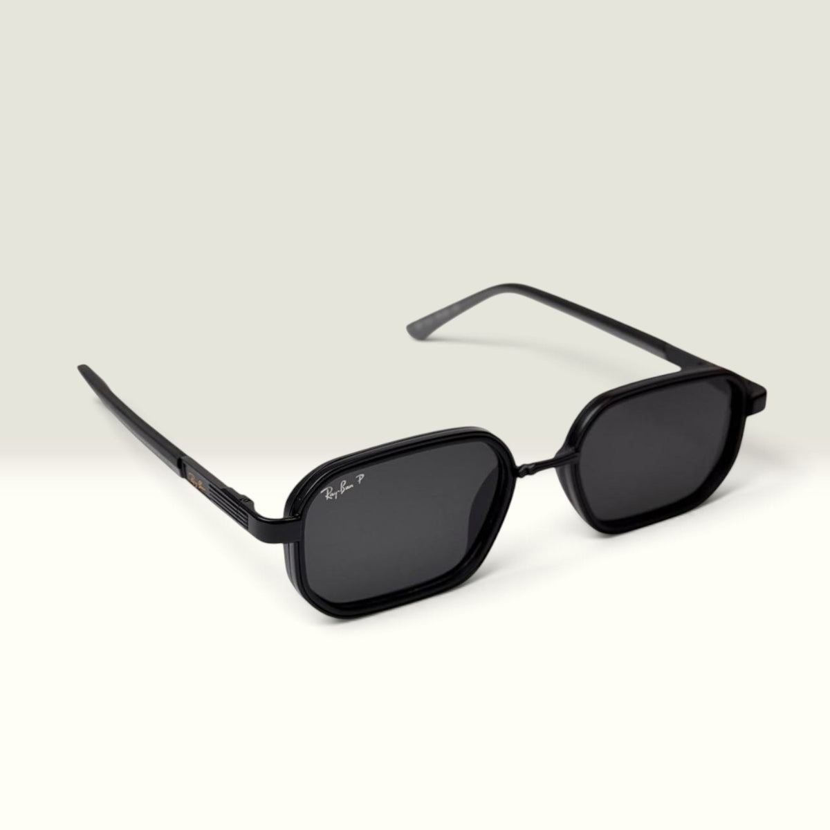 RAY BAN  DOUBLE FRAME SQUARE BLACK SMOKE